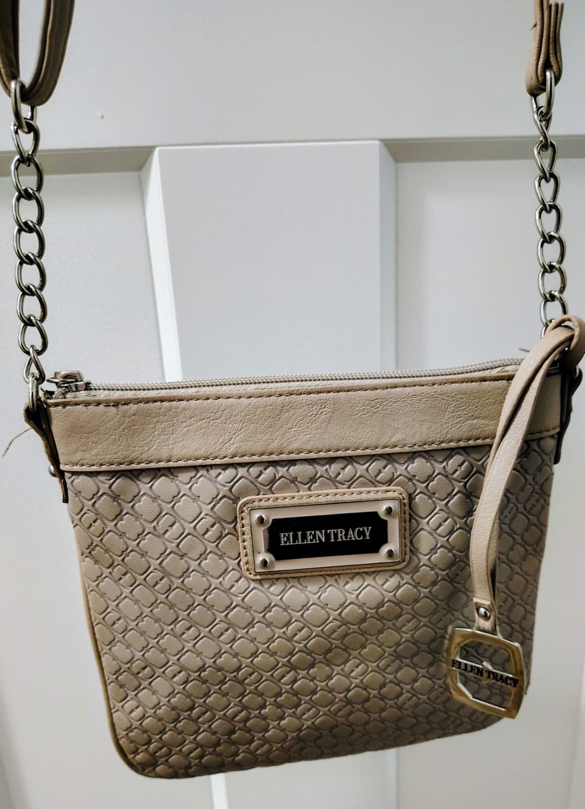 Ellen Tracy Crossbody Shoulder Bag Silver Hardware - Thumbnail 21