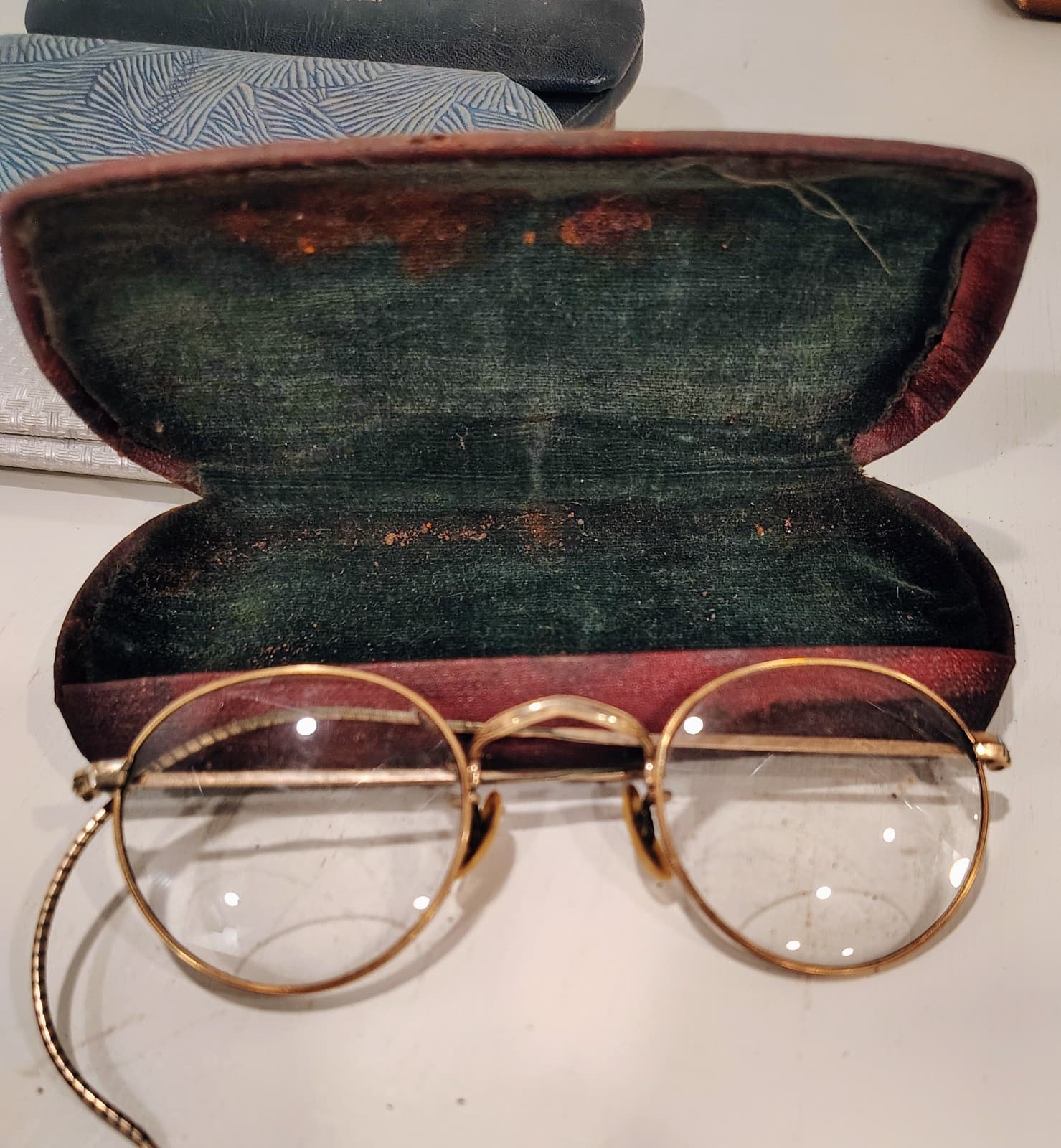 Bundle Of 8 Vintage Antique Eye Glass Cases 1920-1935 - Thumbnail 9