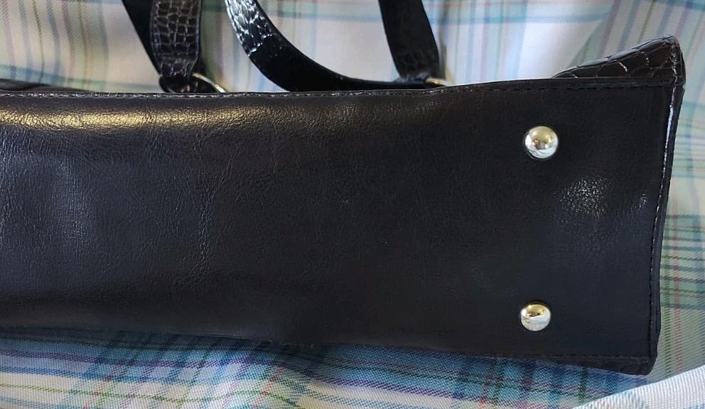Coldwater Creek Laptop Bag/Tote Bag Women, Faux Crocodile Skin - Thumbnail 7