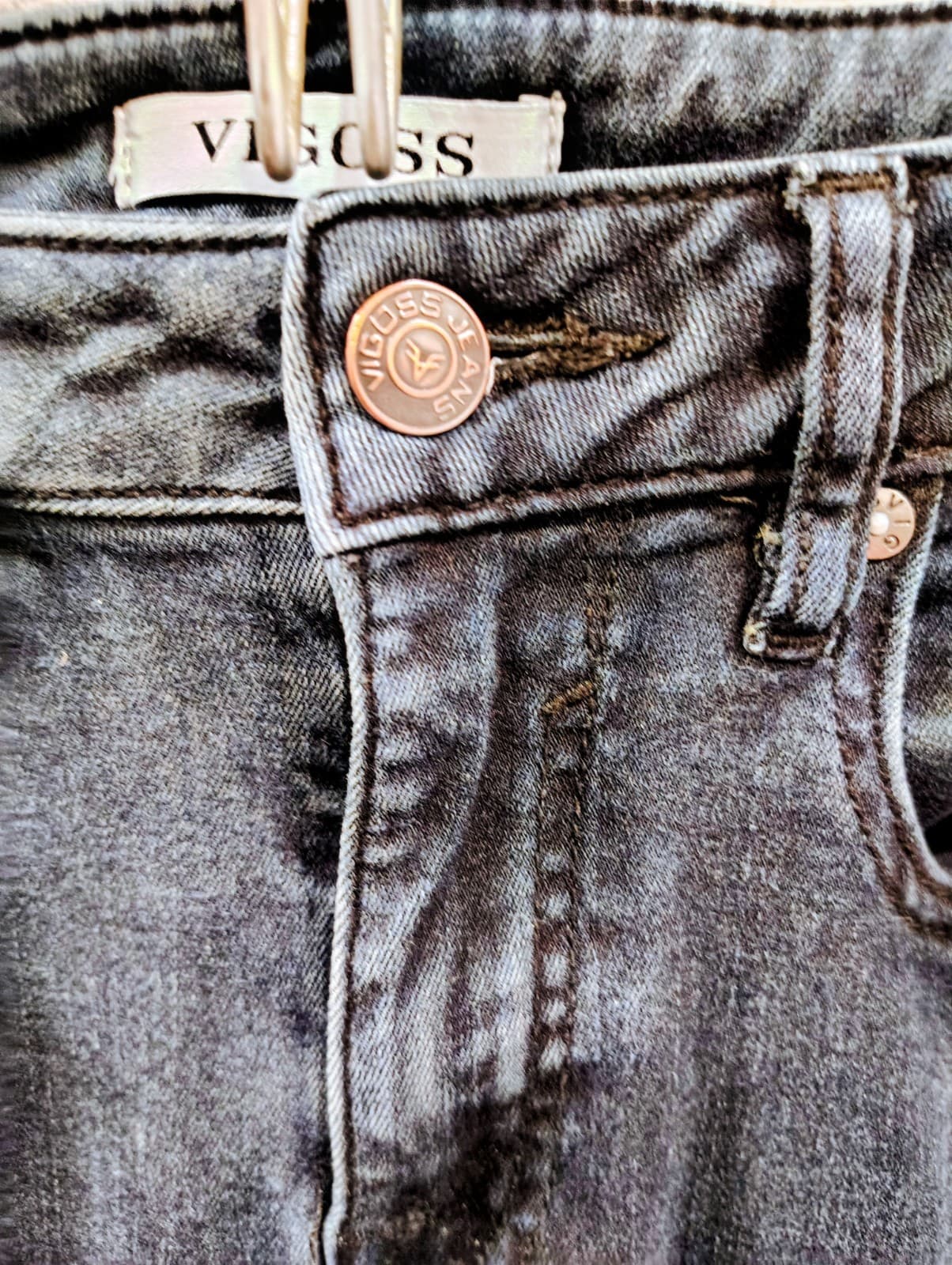 Vigoss Marley Stone Washed Jeans - Thumbnail 2