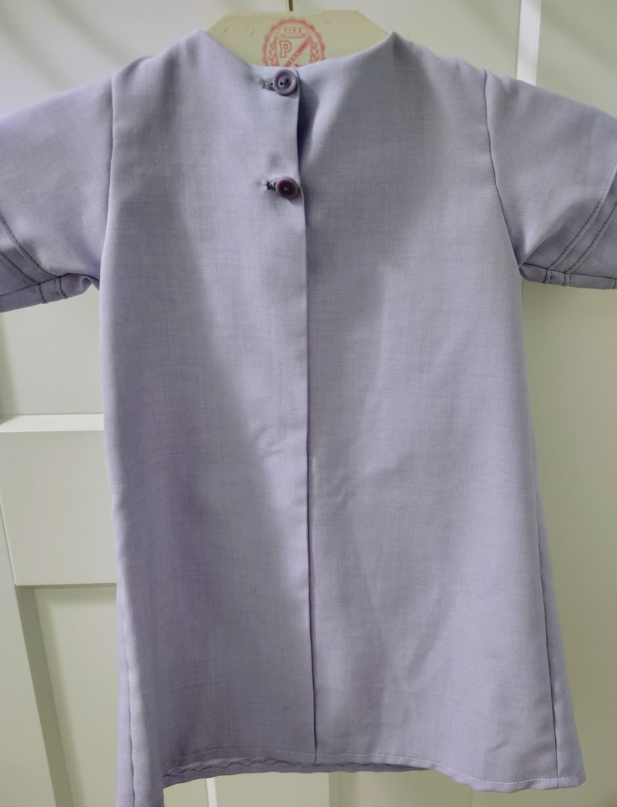 Amish Handmade Baby Toddler Girl Lavender Dress - Thumbnail 4