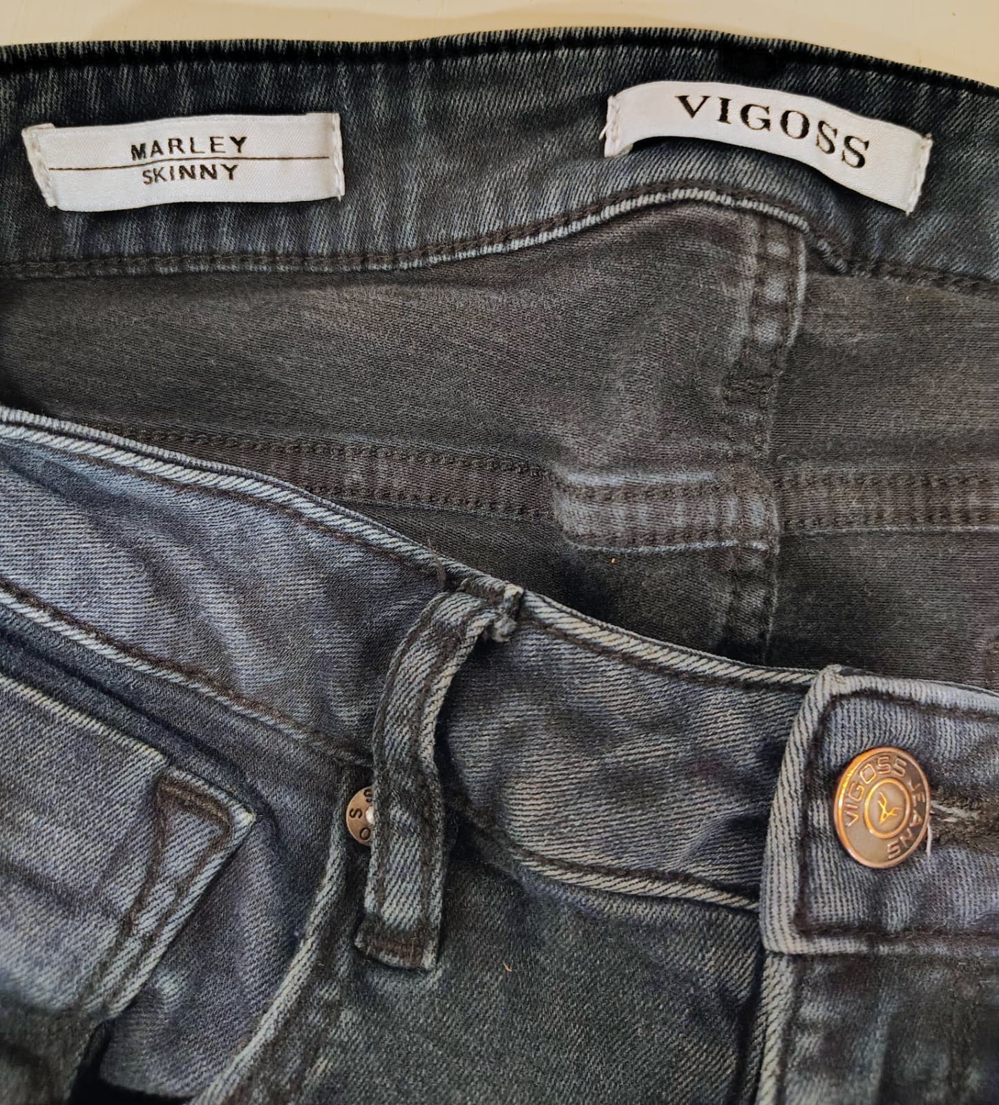 Vigoss Marley Stone Washed Jeans - Thumbnail 5
