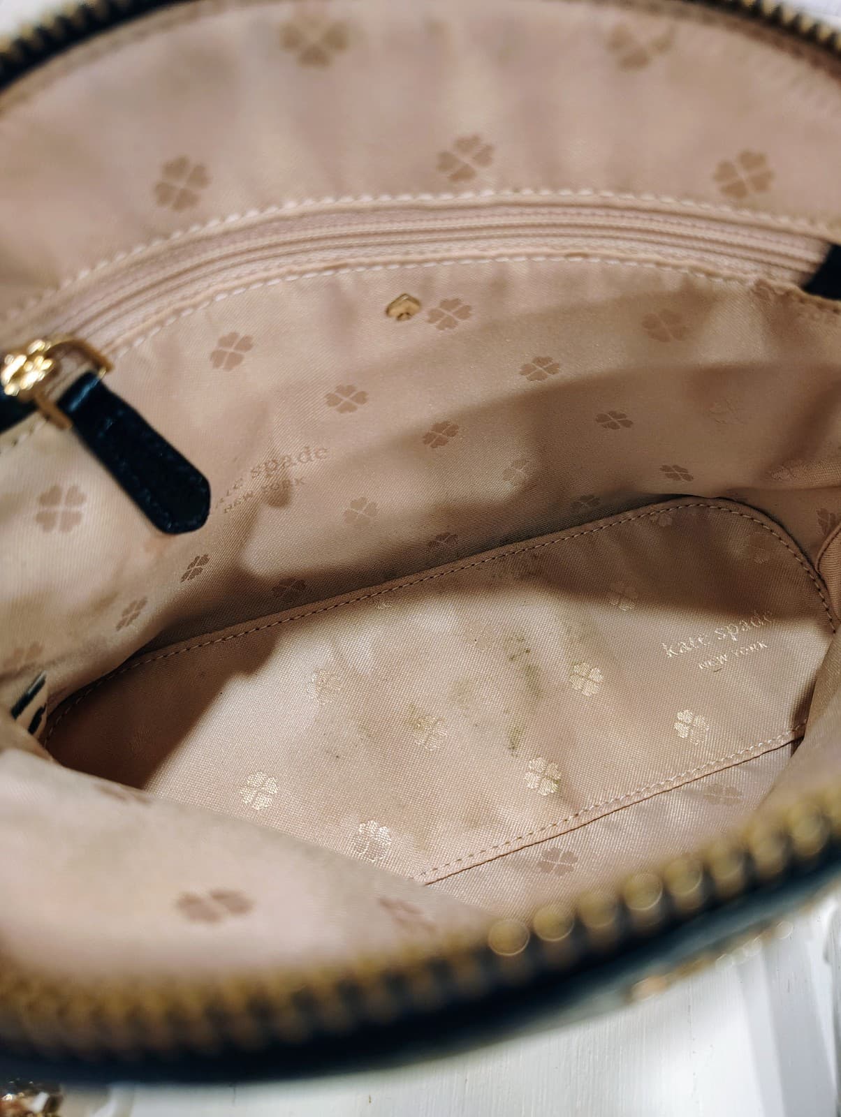 EUC Kate Spade Parisian Glittered Navy Shoulder Crossbody Bag - Thumbnail 19