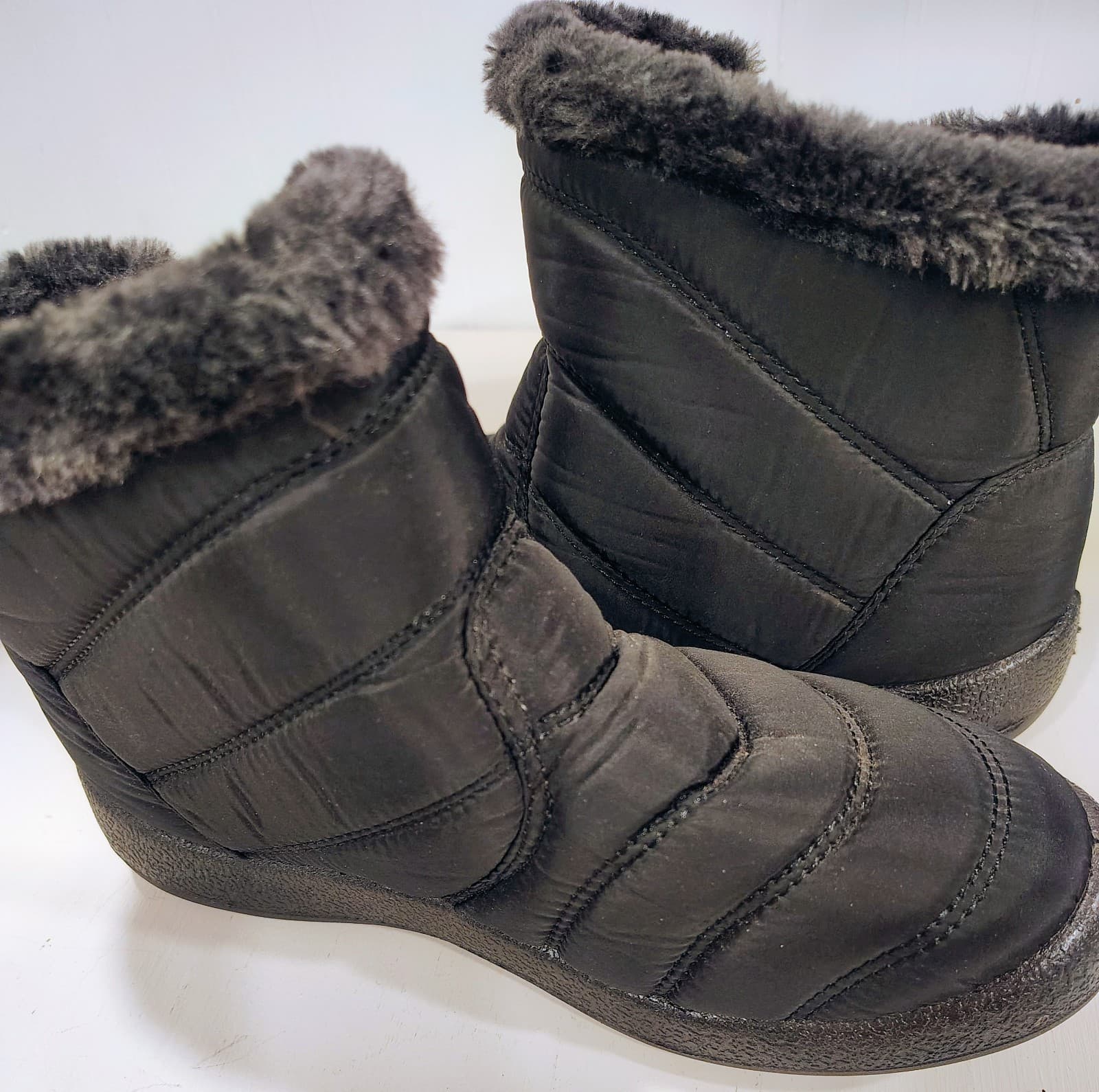 Women Boots Snow Waterproof Boots Zipper EUC - Thumbnail 12