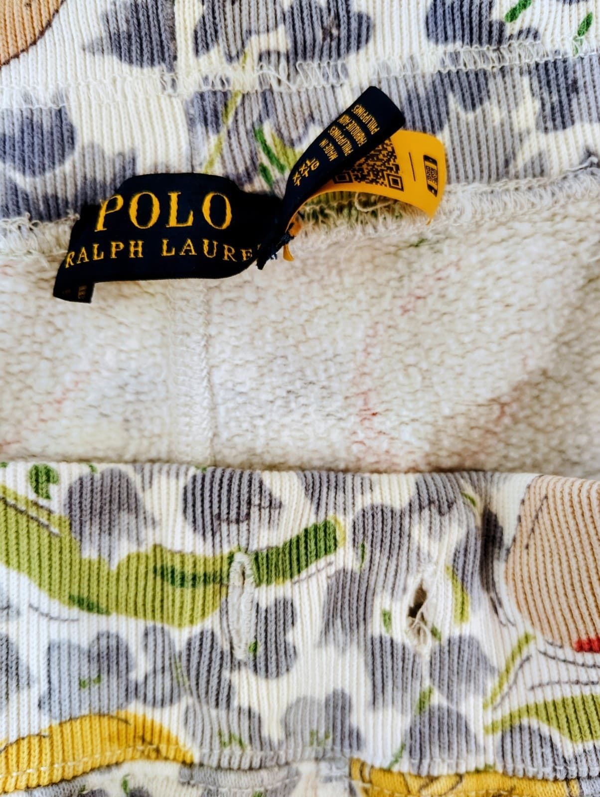 Polo Ralph Lauren Womens Floral Blue Tulip Drawstring Blue Pony Short XXL - Thumbnail 5