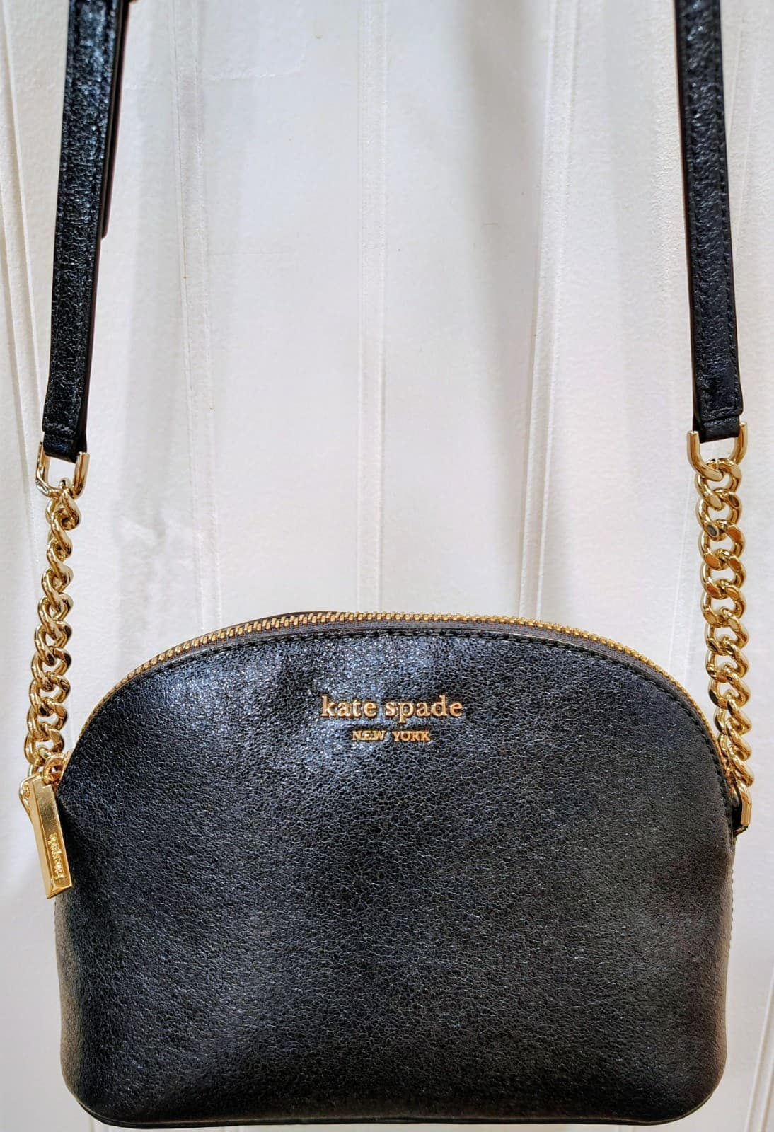 EUC Kate Spade Parisian Glittered Navy Shoulder Crossbody Bag - Thumbnail 13