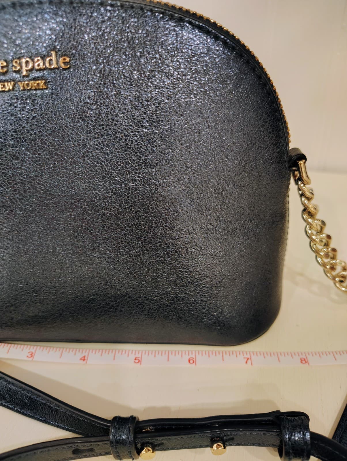 EUC Kate Spade Parisian Glittered Navy Shoulder Crossbody Bag - Thumbnail 6
