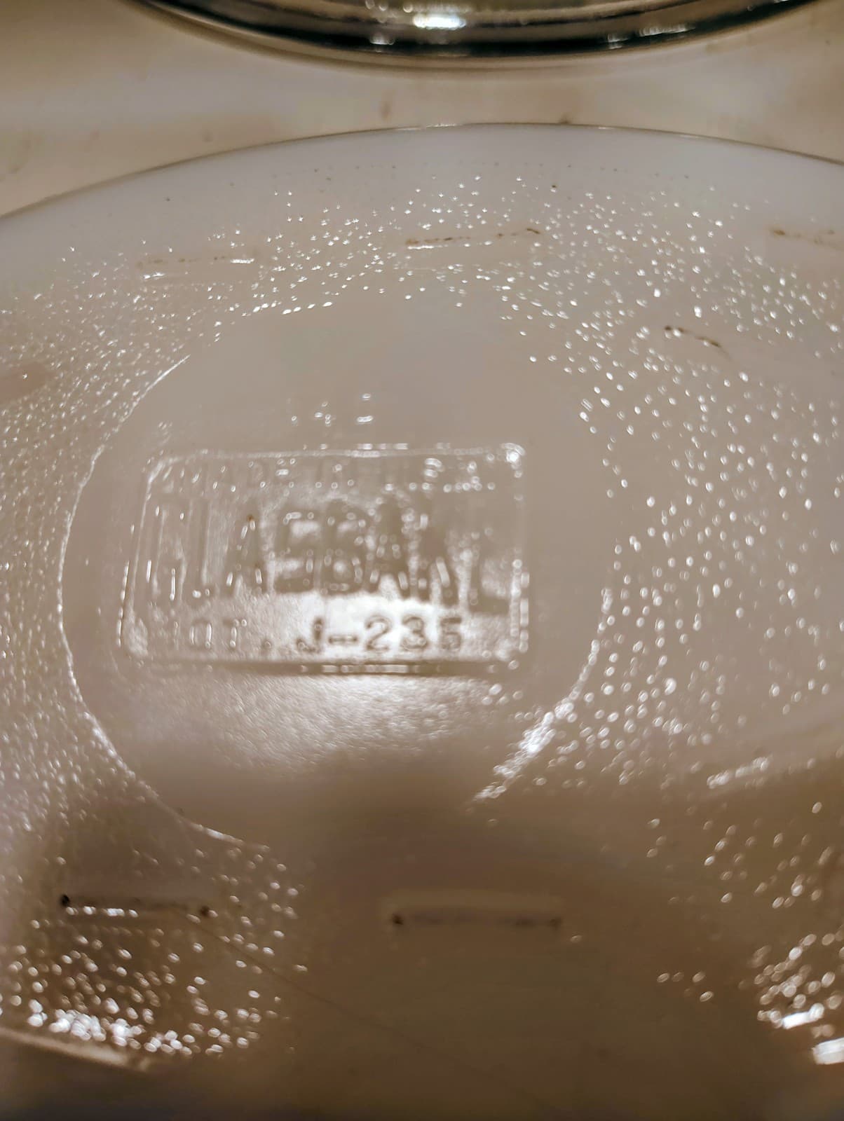Vintage Glasbake Casserole Dish w/ Lid, 1 QT, Milk Glass - Thumbnail 9