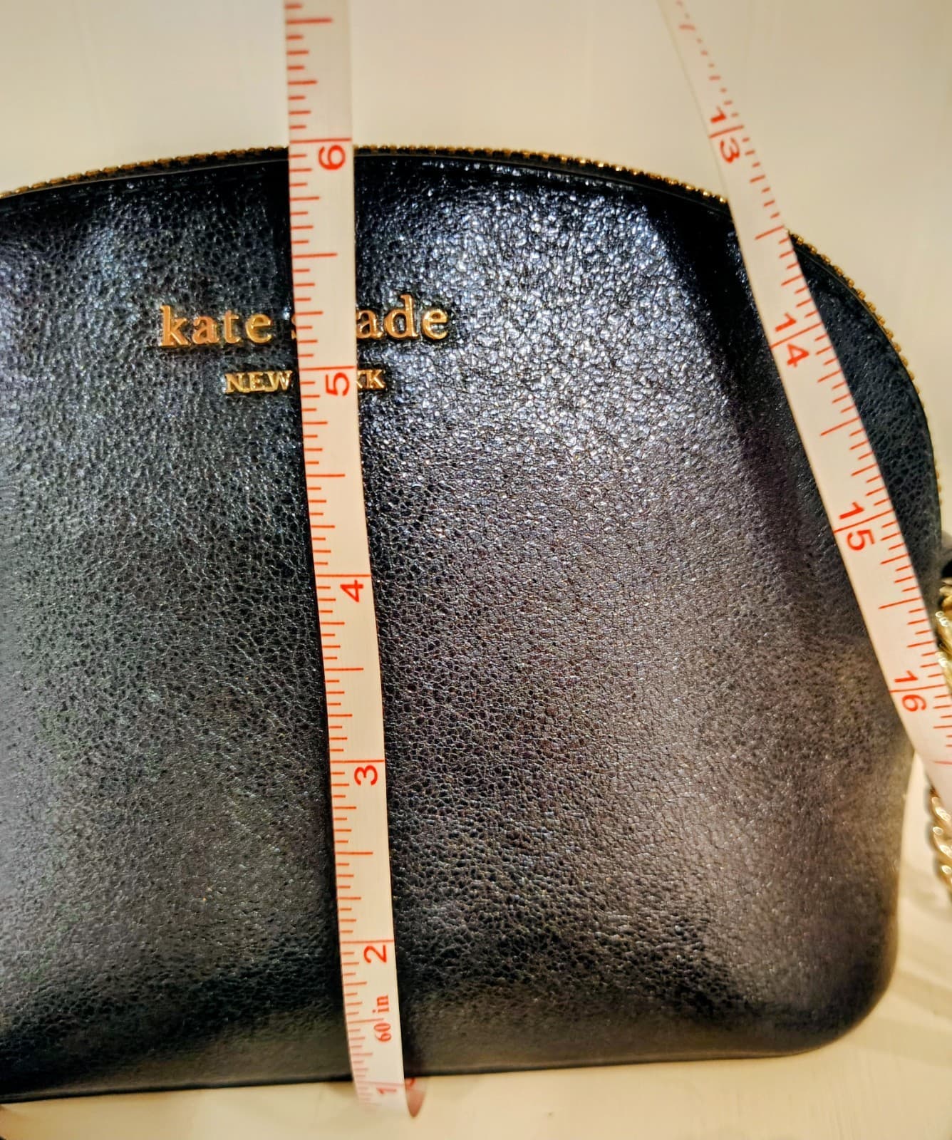 EUC Kate Spade Parisian Glittered Navy Shoulder Crossbody Bag - Thumbnail 3