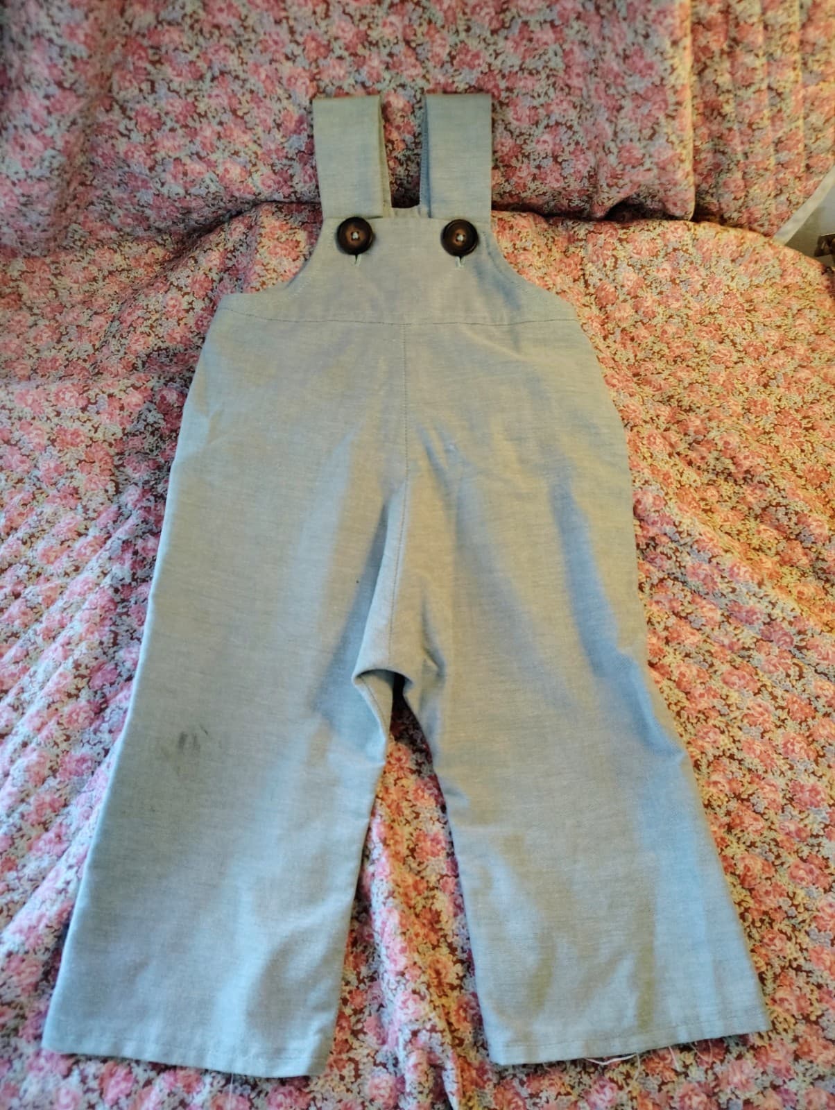 Amish Homemade Baby/Toddler Boys Overalls, Bundle Of 4 - Thumbnail 4