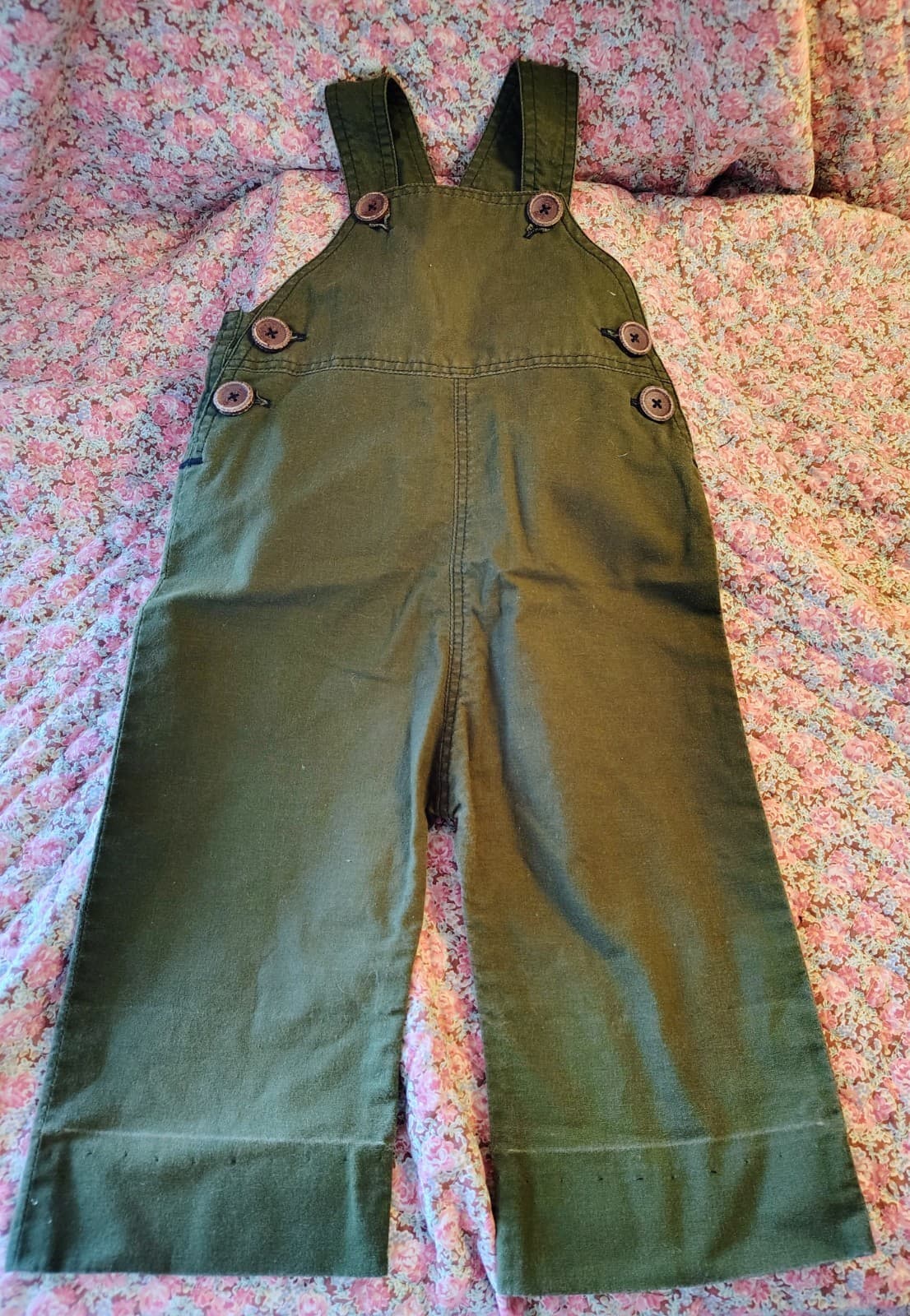 Amish Homemade Baby/Toddler Boys Overalls, Bundle Of 4 - Thumbnail 3