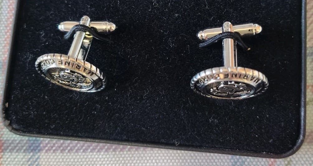 Cuff Links Stud Set US Marine Corps - Thumbnail 3