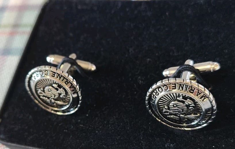 Cuff Links Stud Set US Marine Corps - Thumbnail 4
