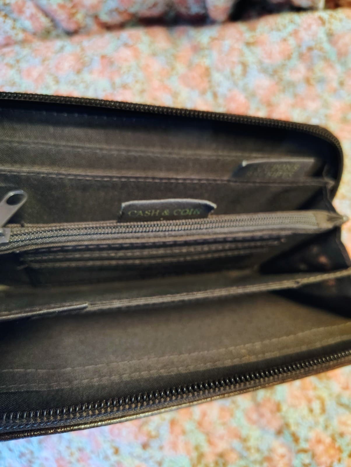 Brown Faux Leather Organizer Wallet - Thumbnail 8