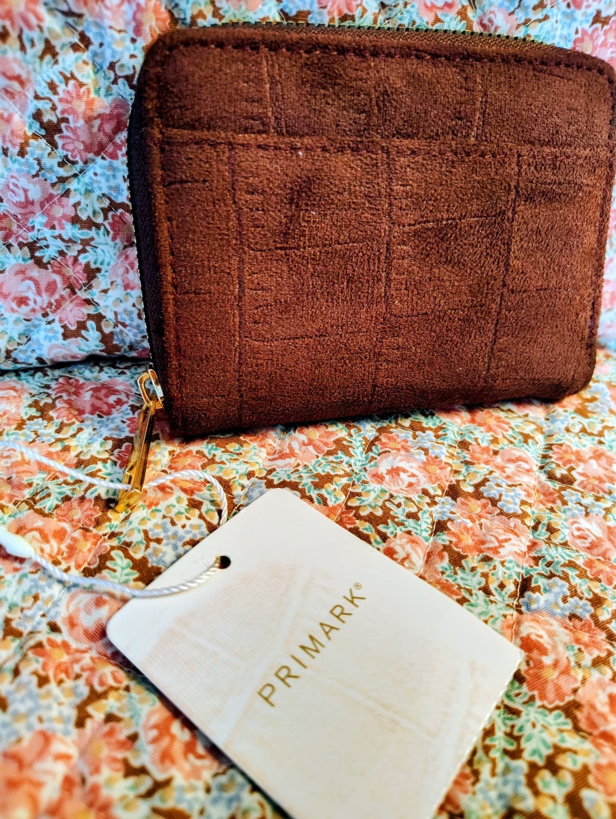 NWT Primark Brown Burgundy Faux Leather Wallet - Thumbnail 2