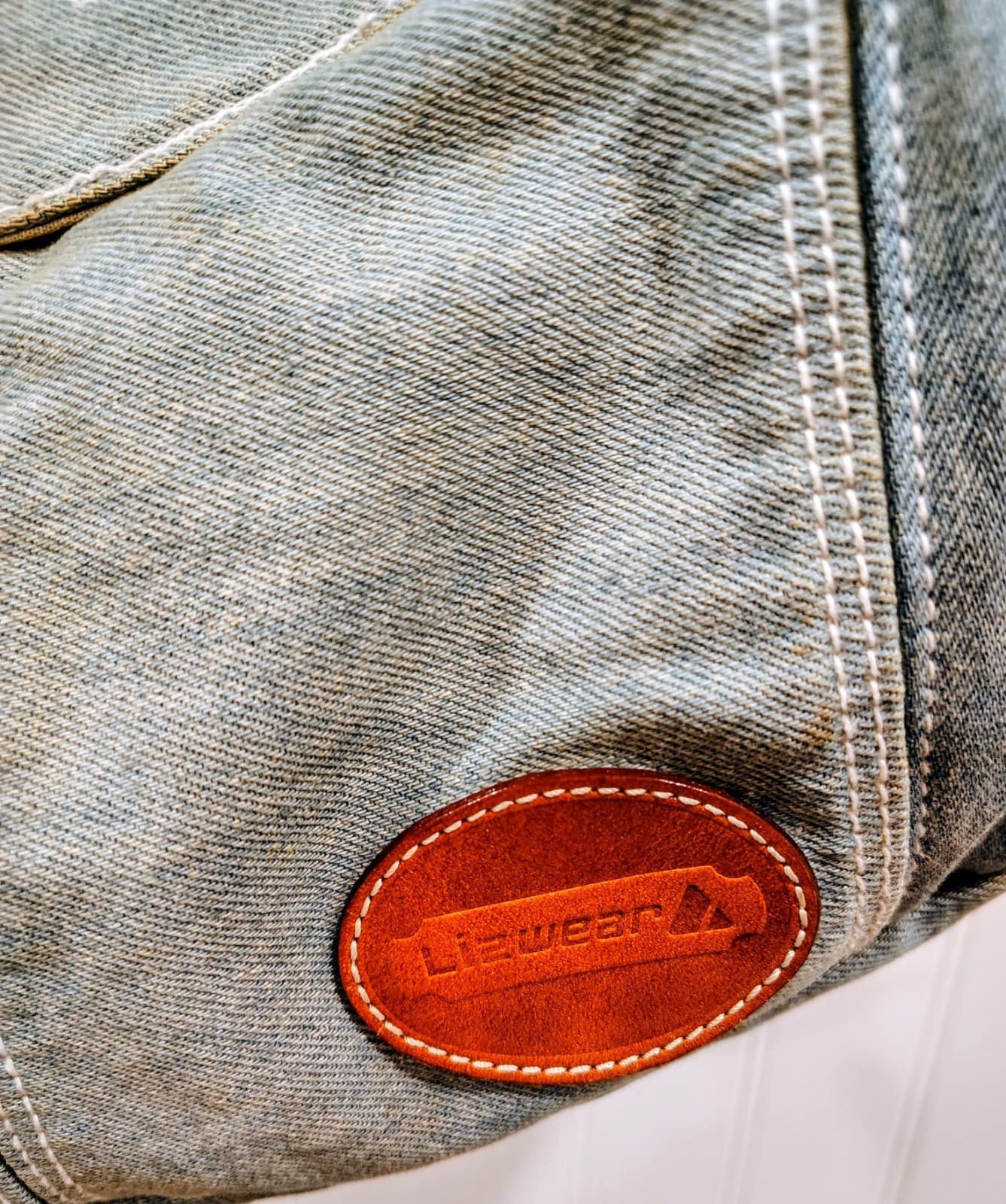 Vintage Retro 1990's LizWear Denim Hobo Bag - Thumbnail 3
