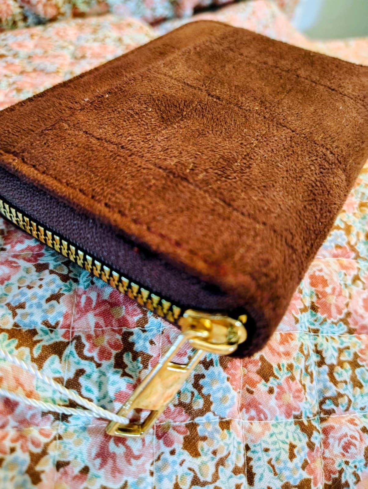 NWT Primark Brown Burgundy Faux Leather Wallet - Thumbnail 5
