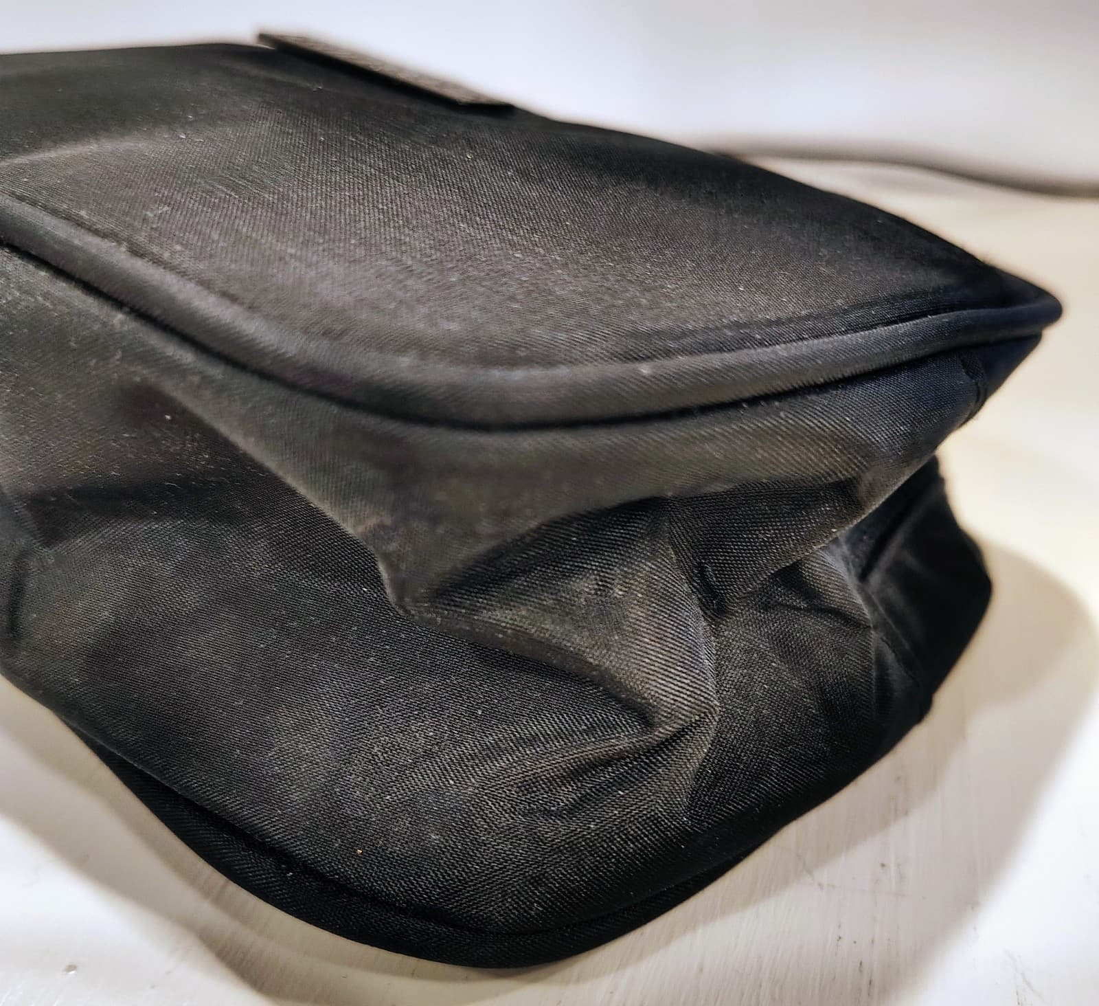 Bloomingdales Medium Black Nylon Cosmetic Bag, Gold Plaque - Thumbnail 8