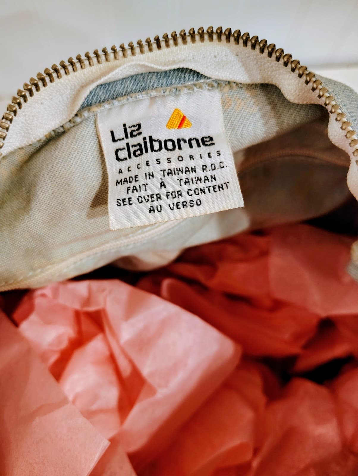 Vintage Retro 1990's LizWear Denim Hobo Bag - Thumbnail 13