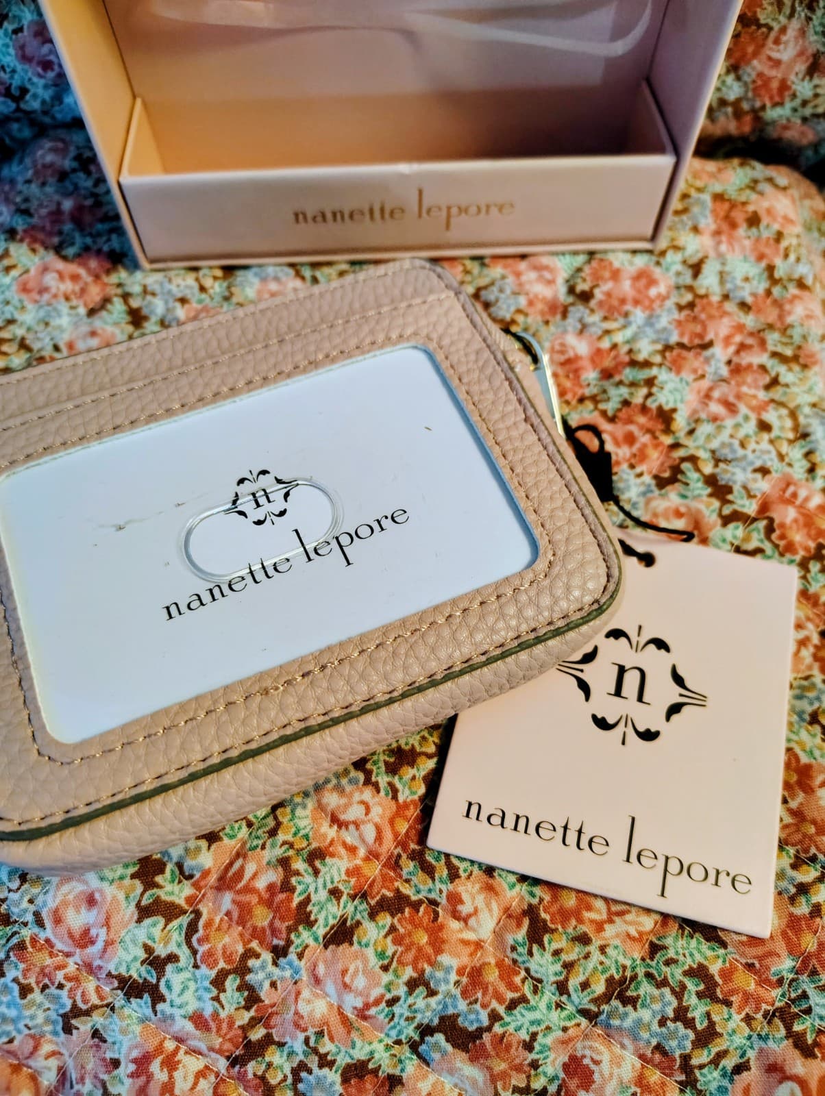 Nanette Lepore ballet slipper wallet, pebbled leather. NIB. - Thumbnail 6