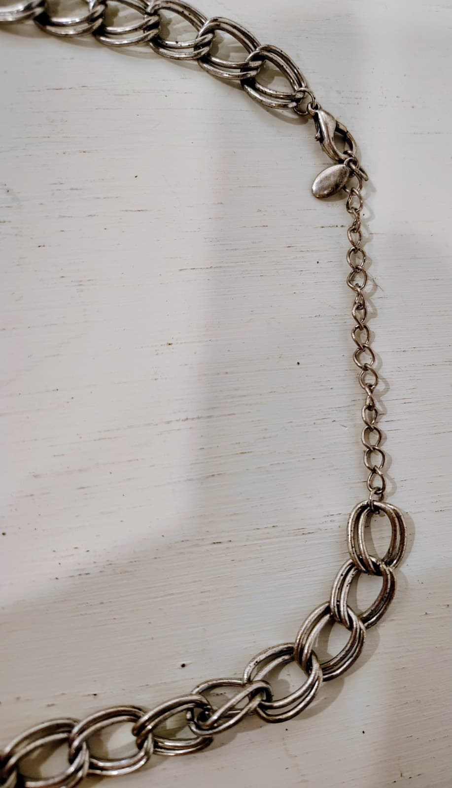 Boho Chic Vintage Style 3 Layer Silver Metal Bling Necklace Lockets - Thumbnail 6