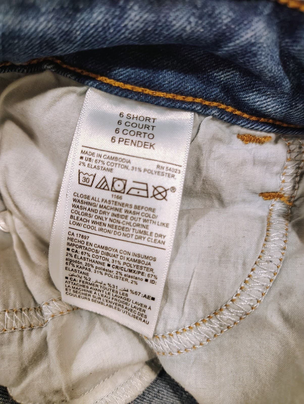 Old Navy Women's Mid Rise Cropped Slim Straight Jeans Size 6 Short EUC - Thumbnail 5