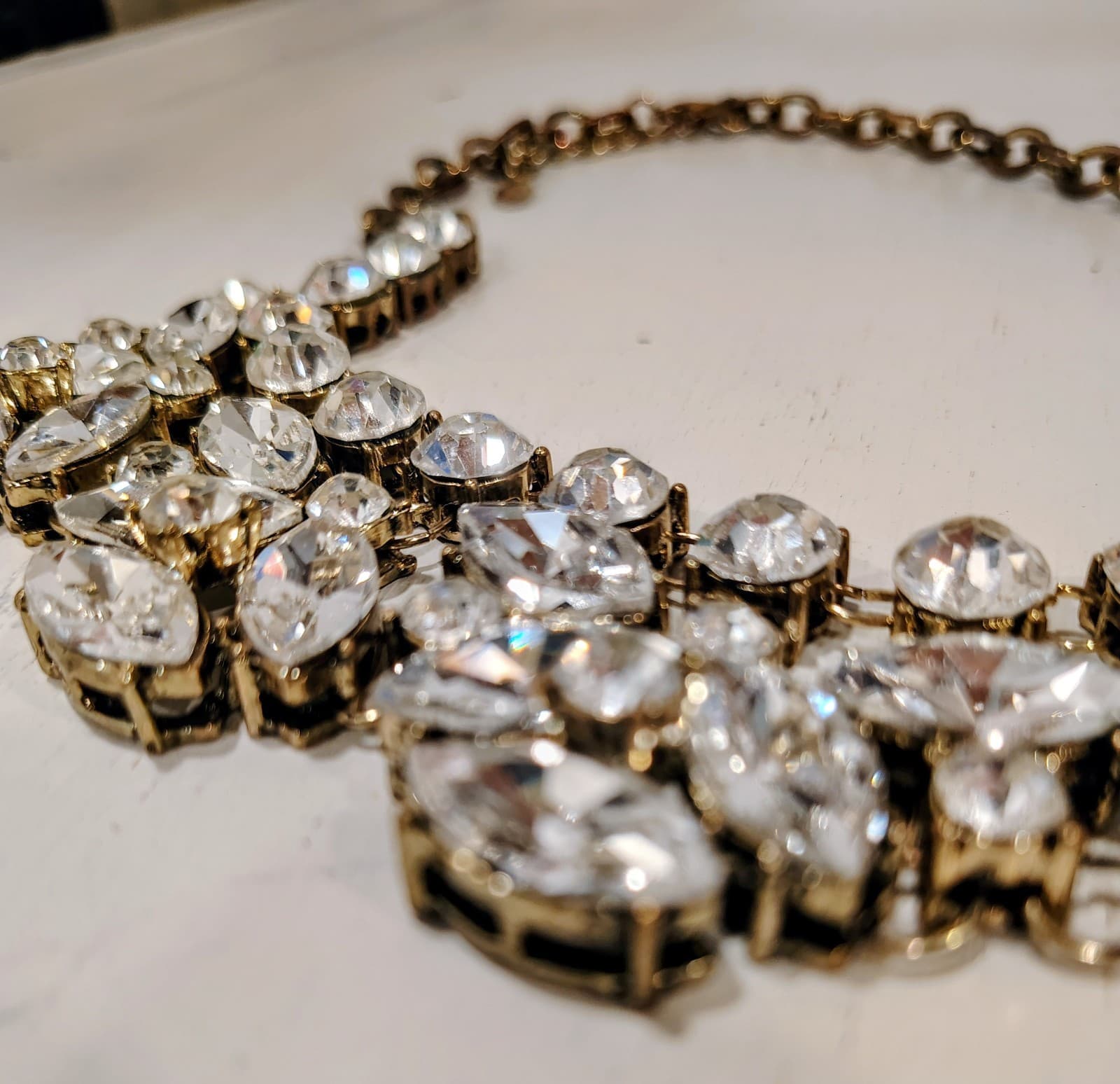 Cara NY Rhinestones Statement Necklace - Thumbnail 4