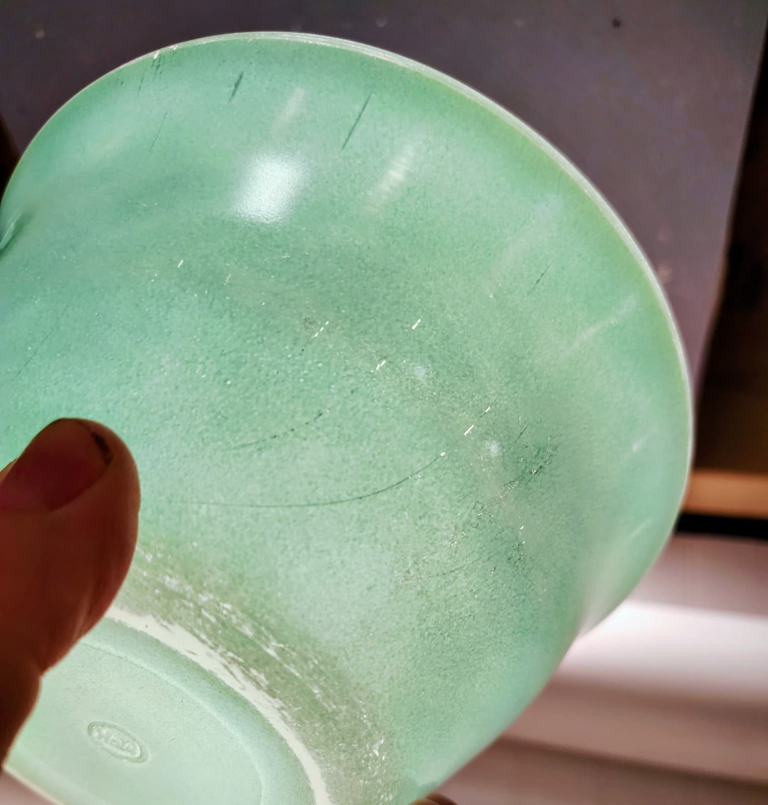 McKee Glass Company Vintage Milk Glass Kitchen Bowl 1930-1940