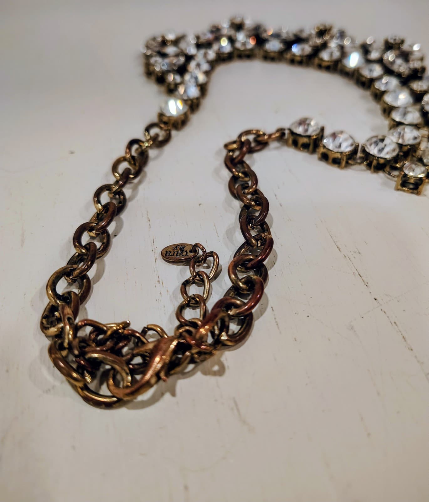 Cara NY Rhinestones Statement Necklace - Thumbnail 5