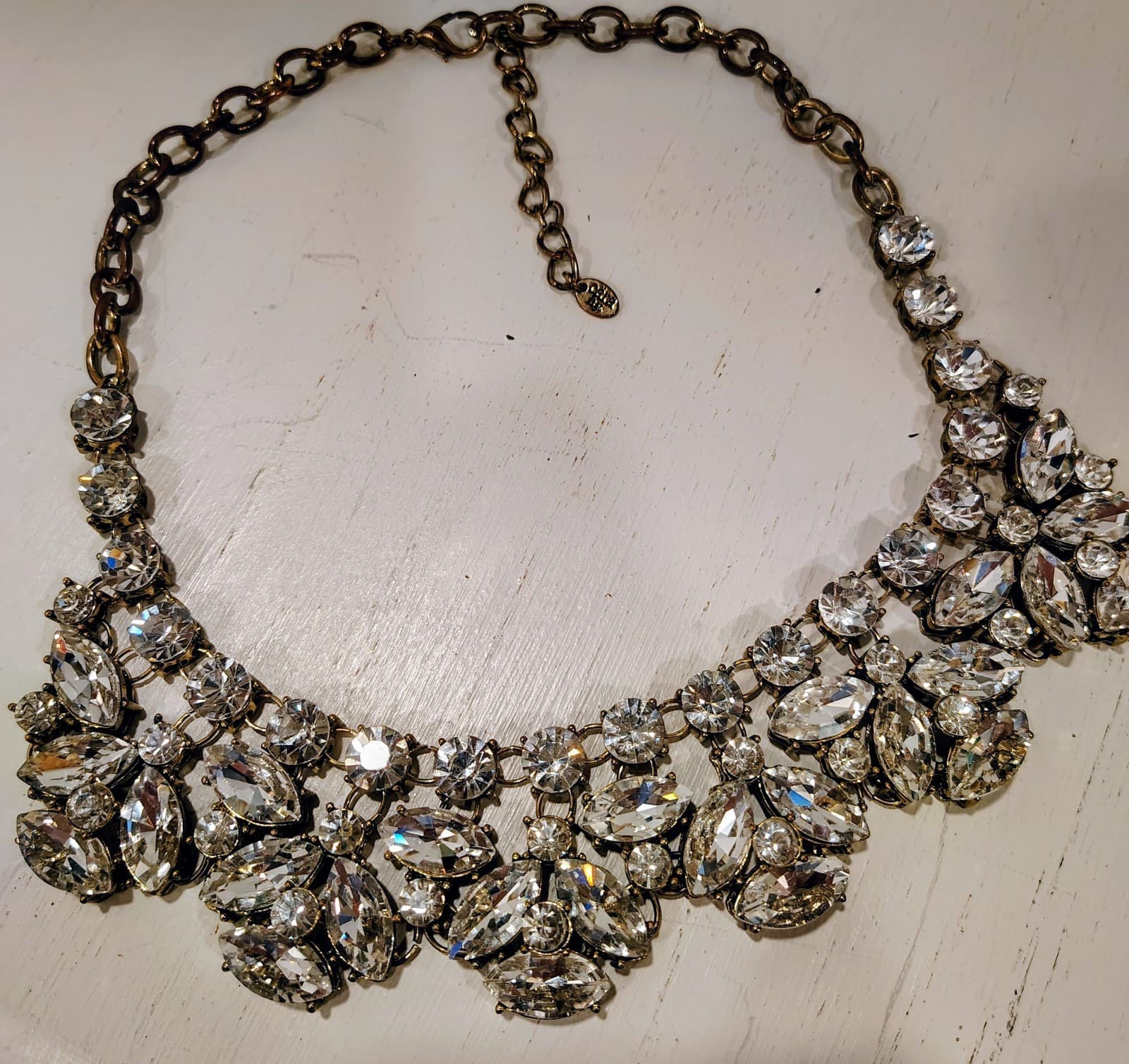 Cara NY Rhinestones Statement Necklace - Thumbnail 6