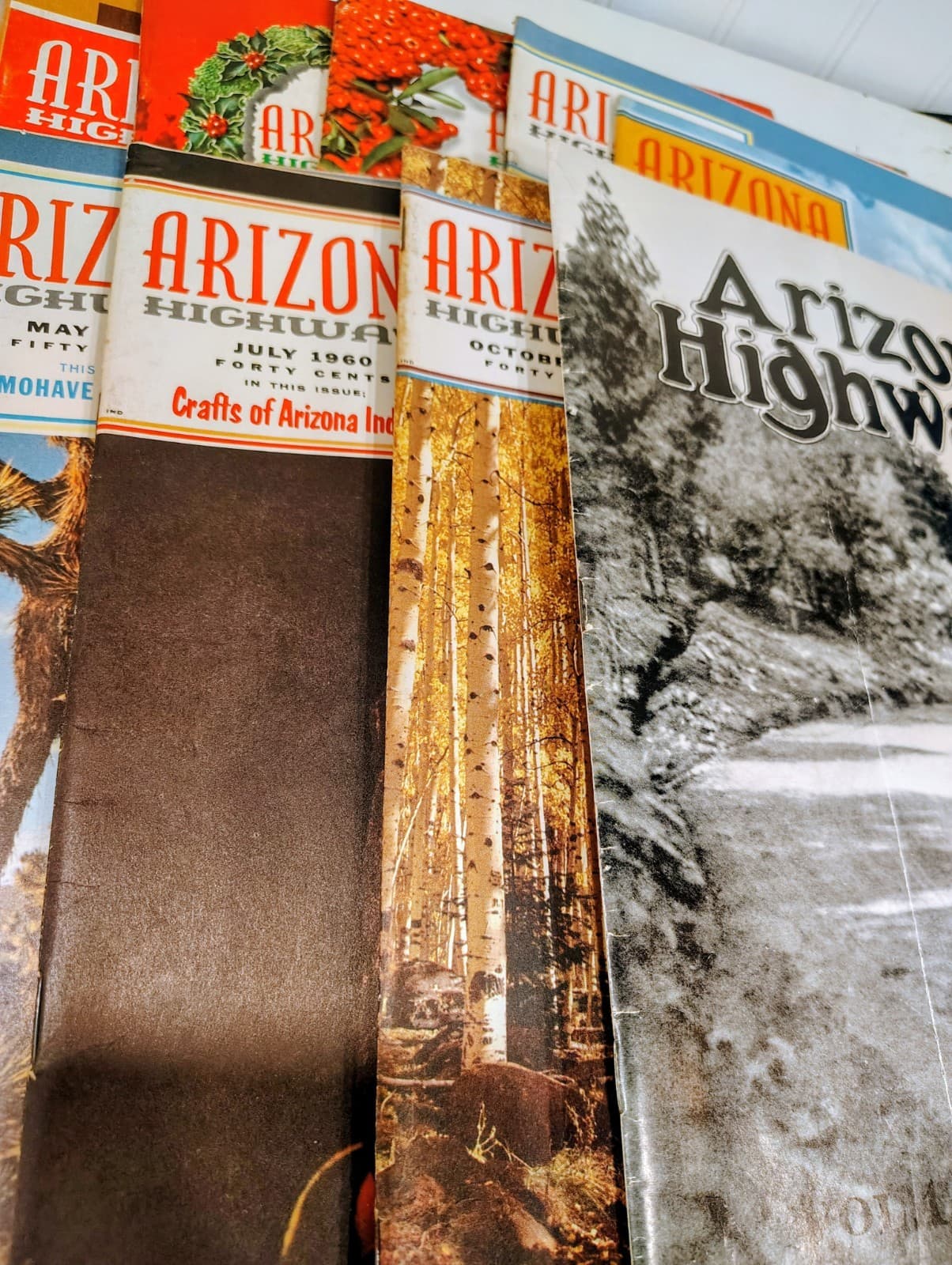 1960-1975 Arizona Highways Collection, 8 Total Issues, EUC 50th Ann Edit 1975 - Thumbnail 2
