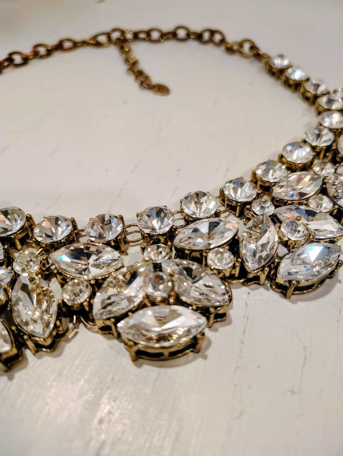 Cara NY Rhinestones Statement Necklace - Thumbnail 2