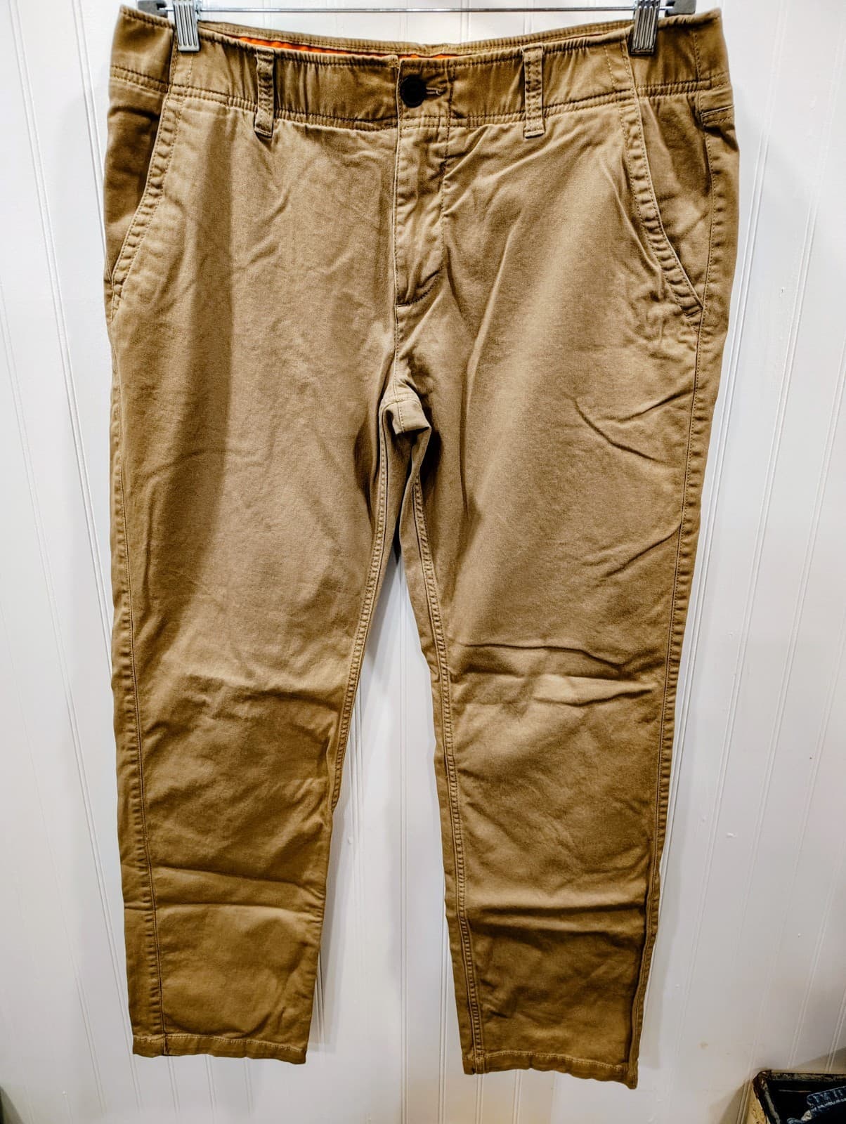 Urban Pipeline Khaki Tan Beige Pants (Men 36x34) Casual Outdoor Beach MAX FLEX