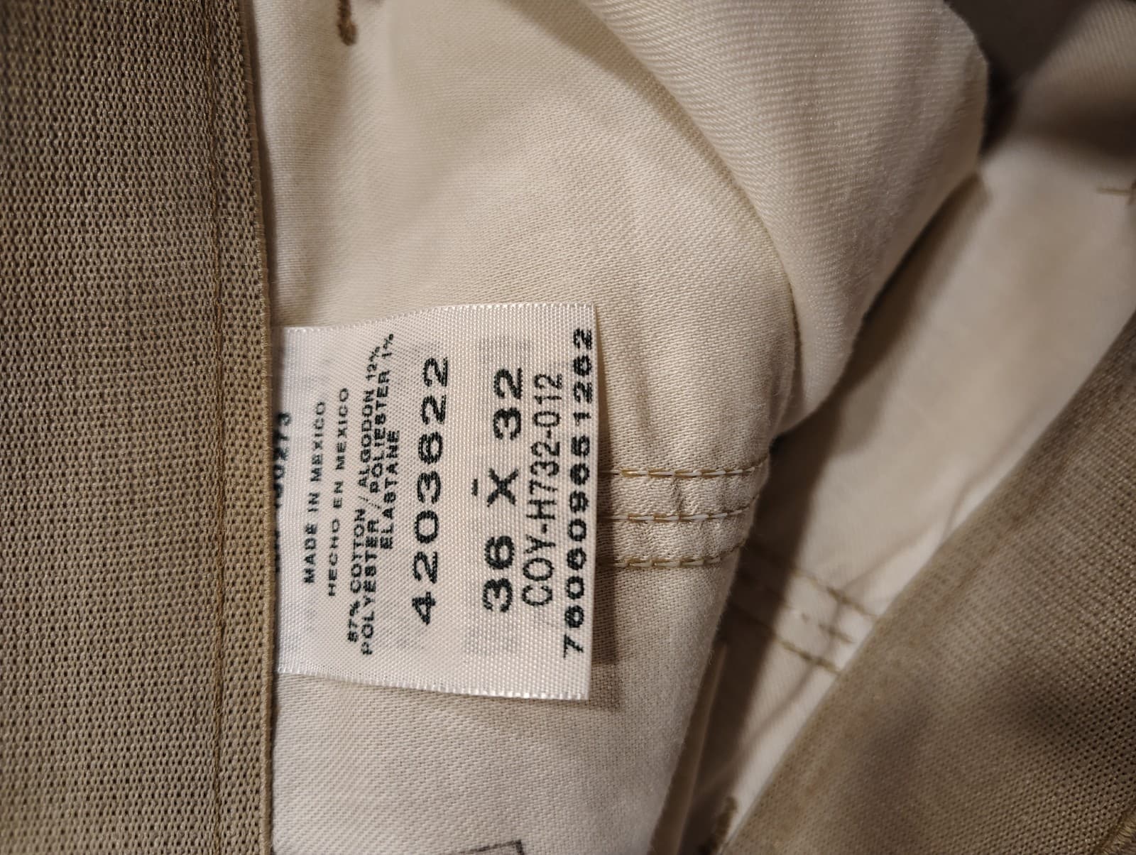 Lee Men's Straight Leg Regular Fit Comfort Woven Pants, 36x32 GUC - Thumbnail 6