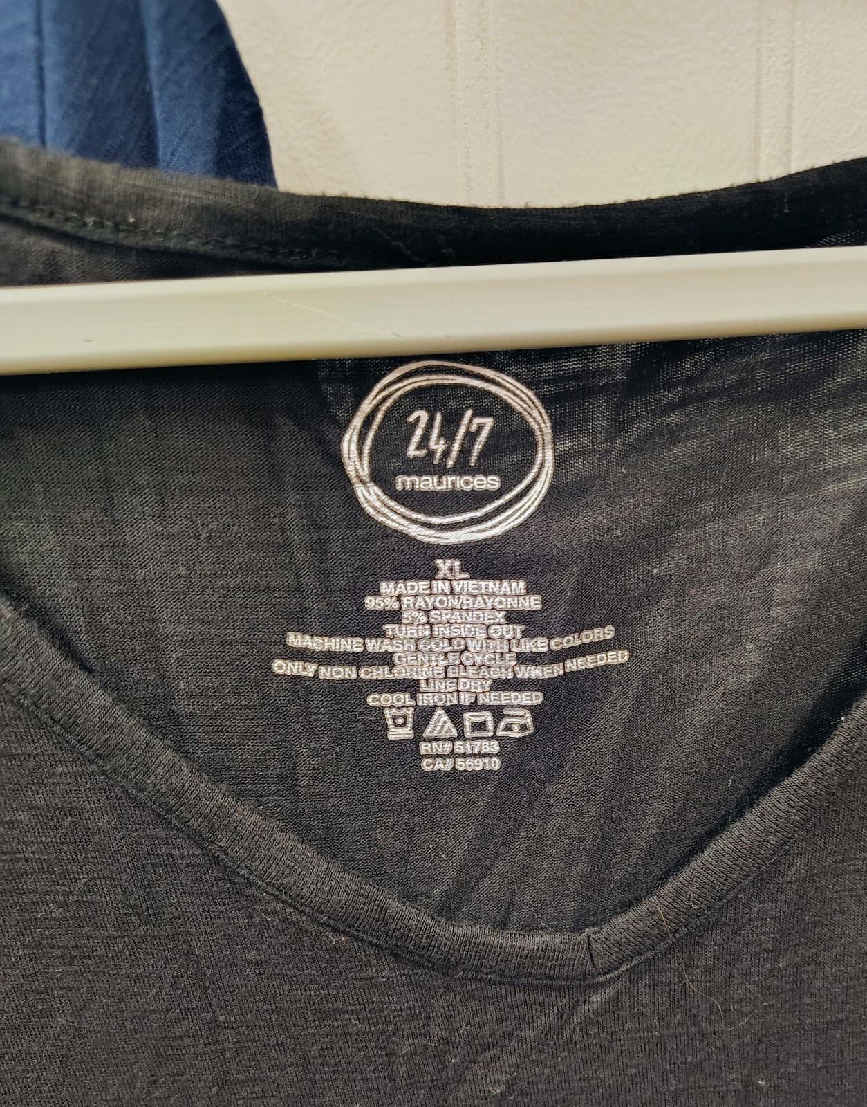 Bundle Of 2 Maurices 24/7 Shirts, Both XL, EUC, Blue, Brown - Thumbnail 2