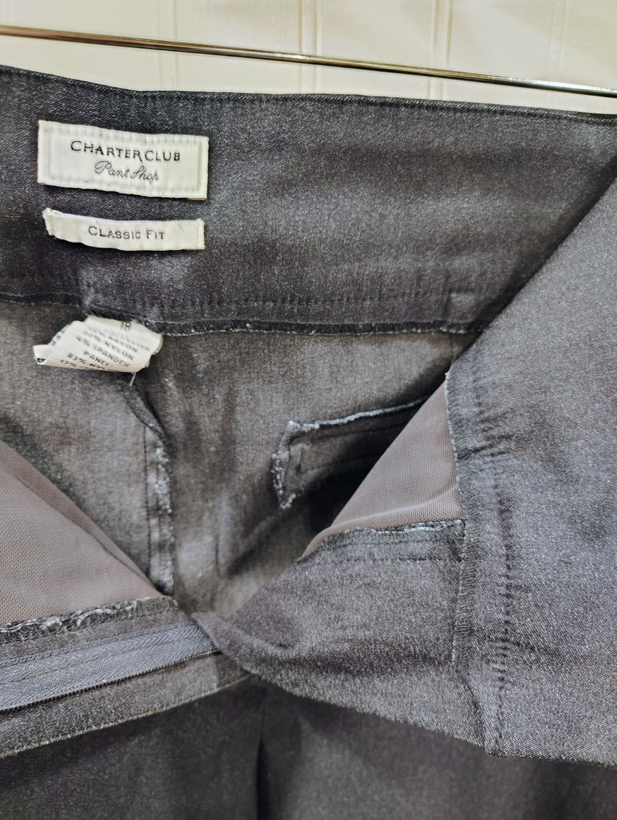 Charter Club Pants Shop Women's Stretch Dress Pants Size 18 EUC - Thumbnail 9