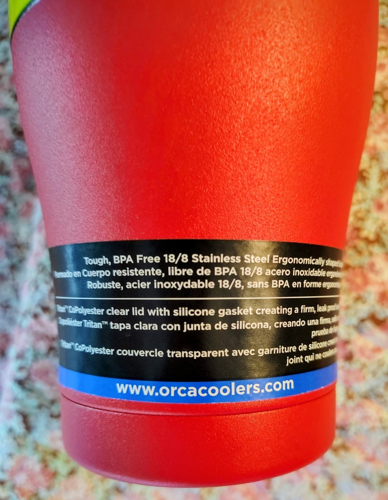 NWT Orca Red 27oz Steel Tumbler Seminole Indian Tribe Of Florida Custom - Thumbnail 5