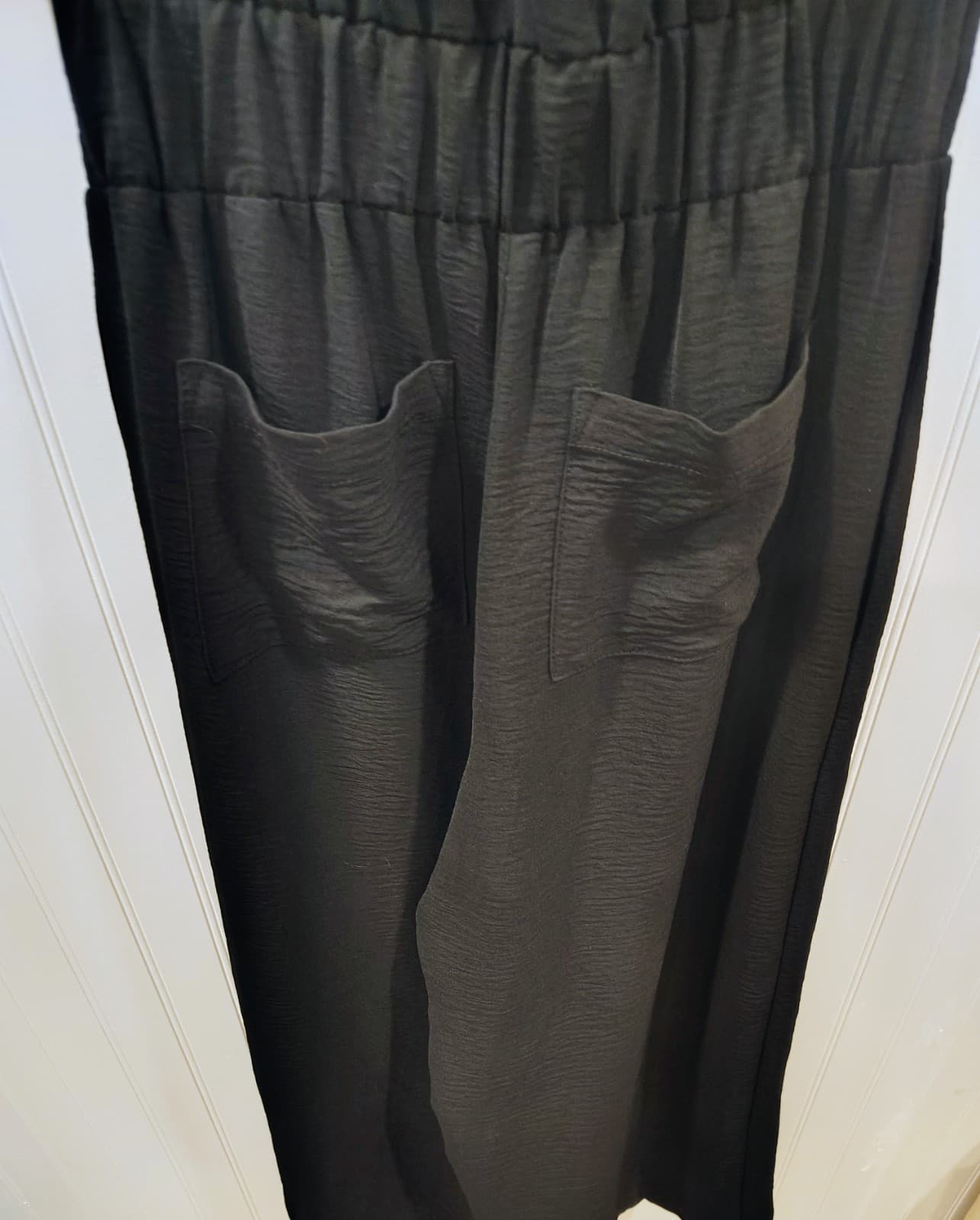 Calvin Klein Black Dress Romper, Pants, Belted Waist, Women's Size 4 - Thumbnail 8