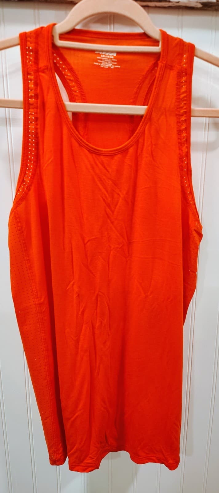 Avia Racerback Workout Tank Top Women's Large, Orange