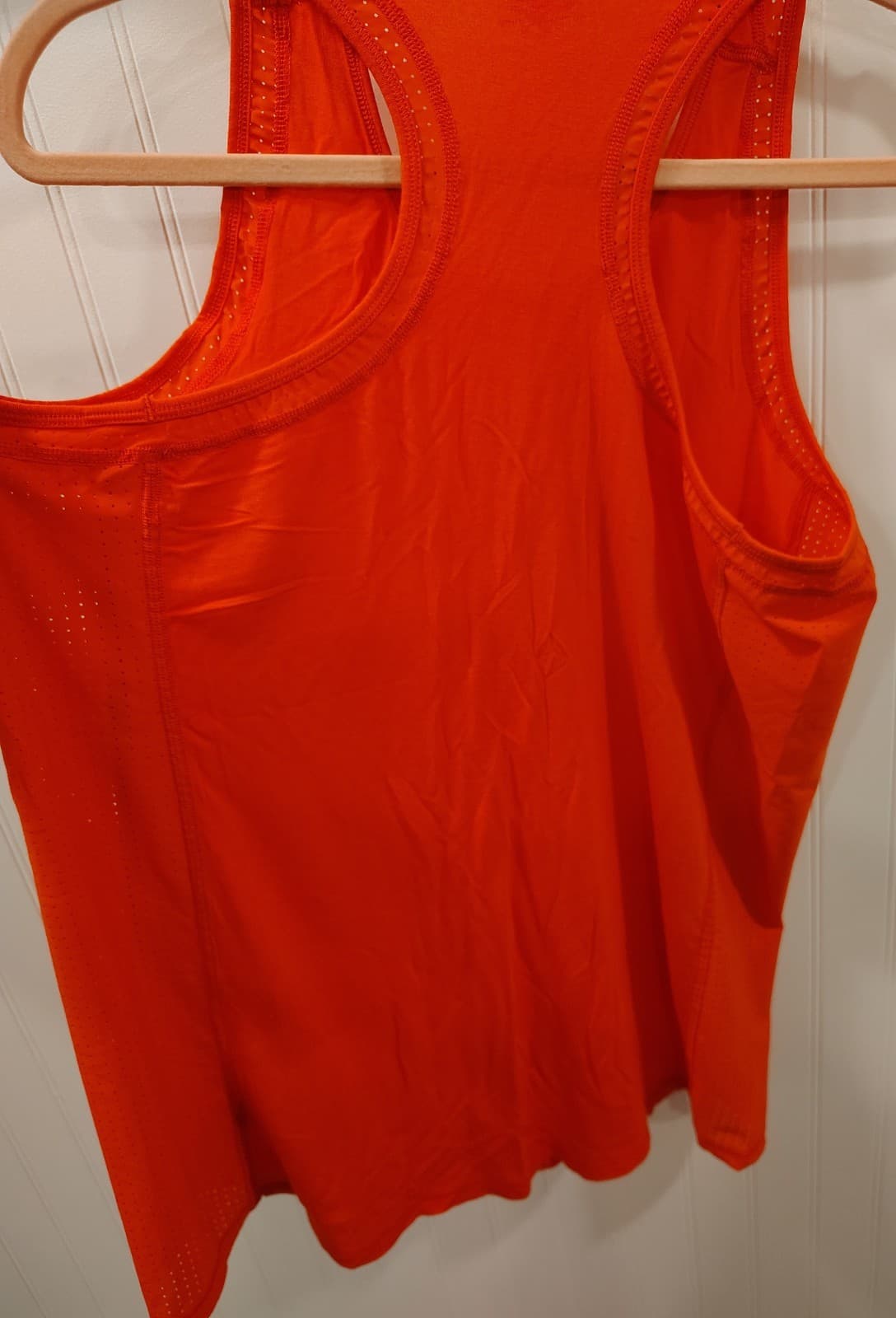 Avia Racerback Workout Tank Top Women's Large, Orange - Thumbnail 6