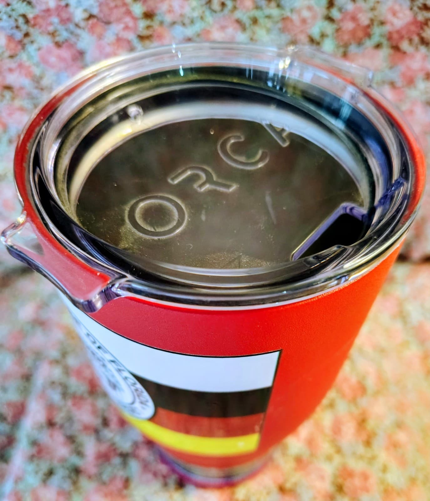 NWT Orca Red 27oz Steel Tumbler Seminole Indian Tribe Of Florida Custom - Thumbnail 3