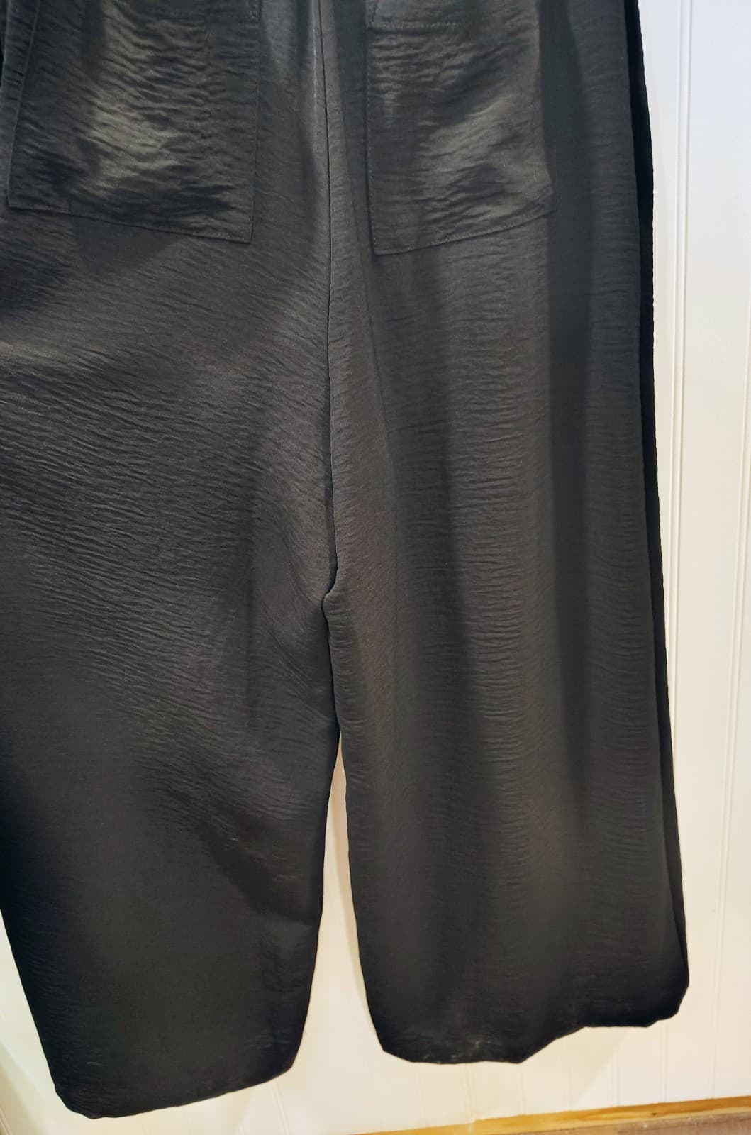 Calvin Klein Black Dress Romper, Pants, Belted Waist, Women's Size 4 - Thumbnail 9