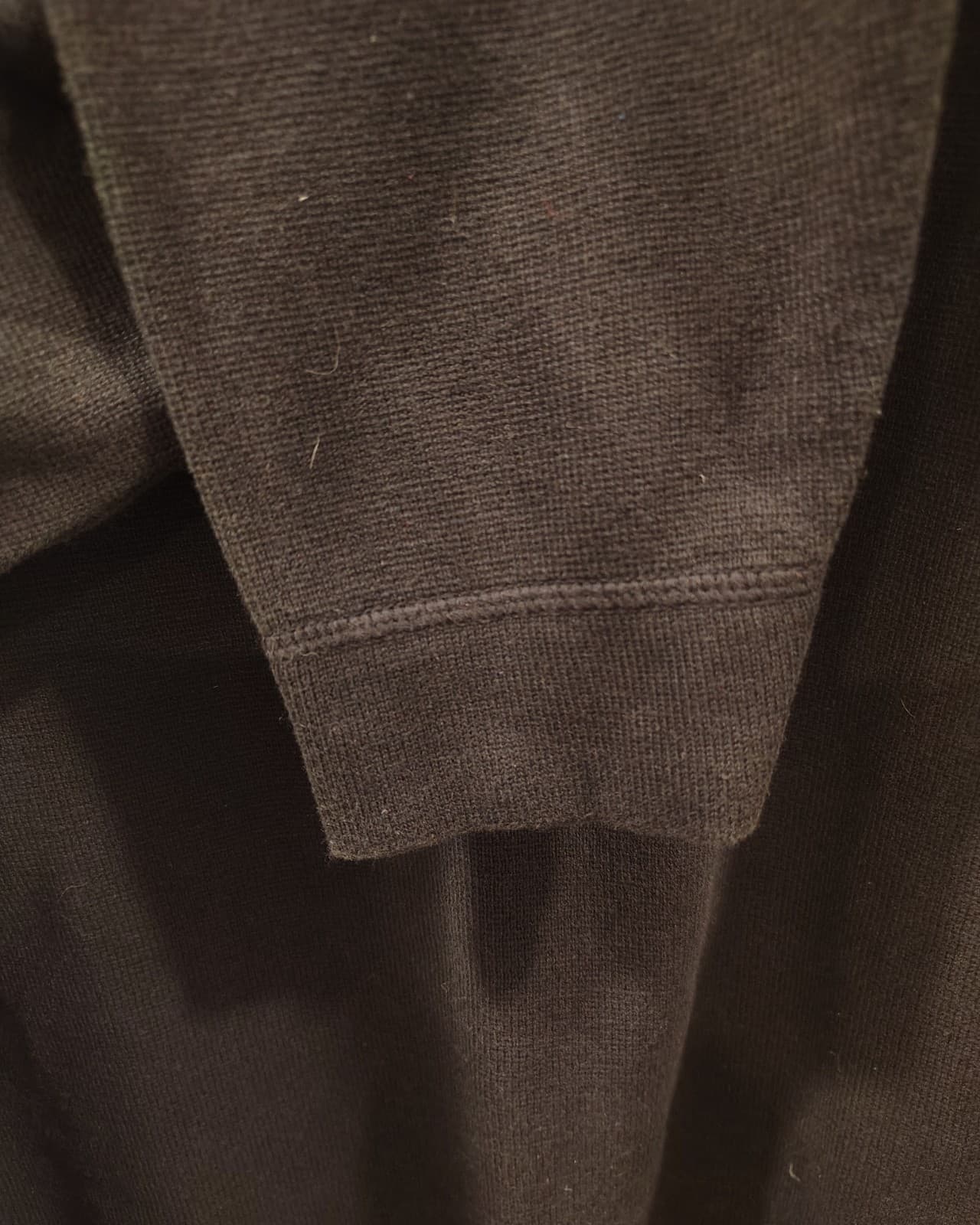 100% Cotton Black IZOD Men’s Quarter Zip Sweater - Thumbnail 5