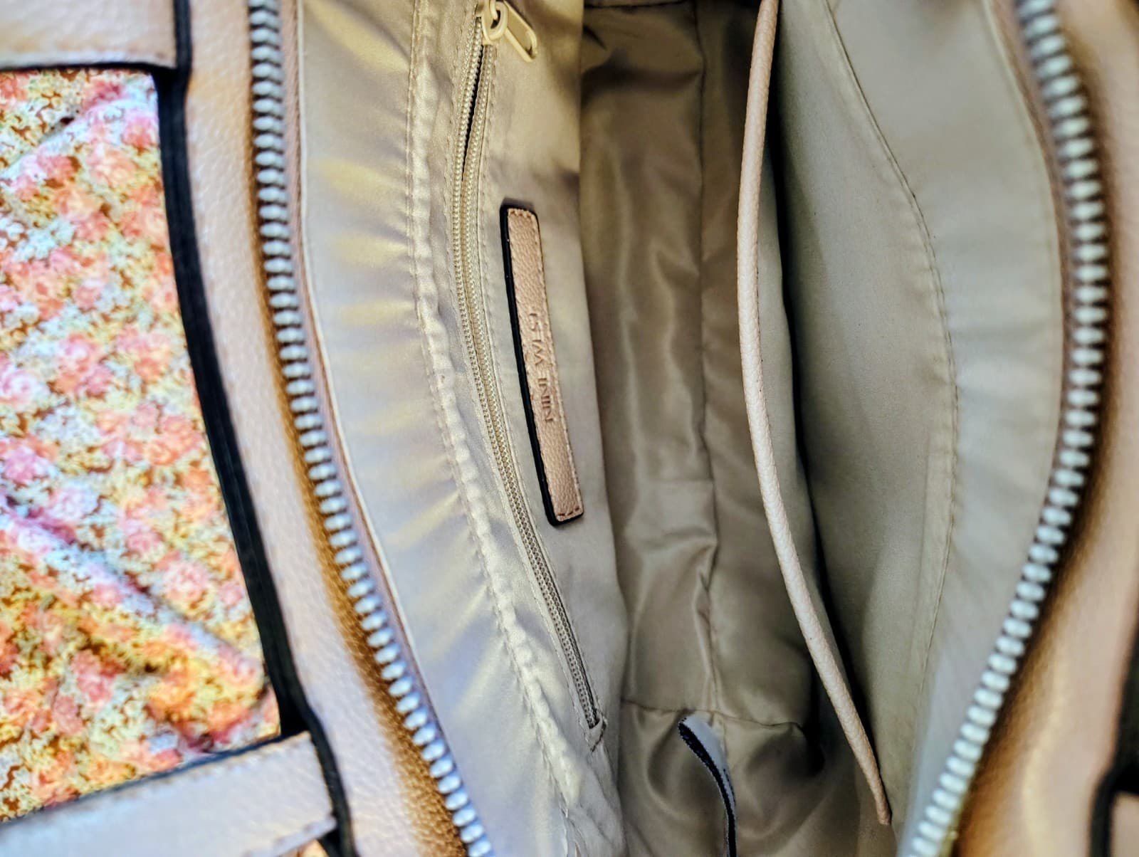 NWOT Nine West Ivory Satchel Top Handle Bag with Bow Accent - Thumbnail 13