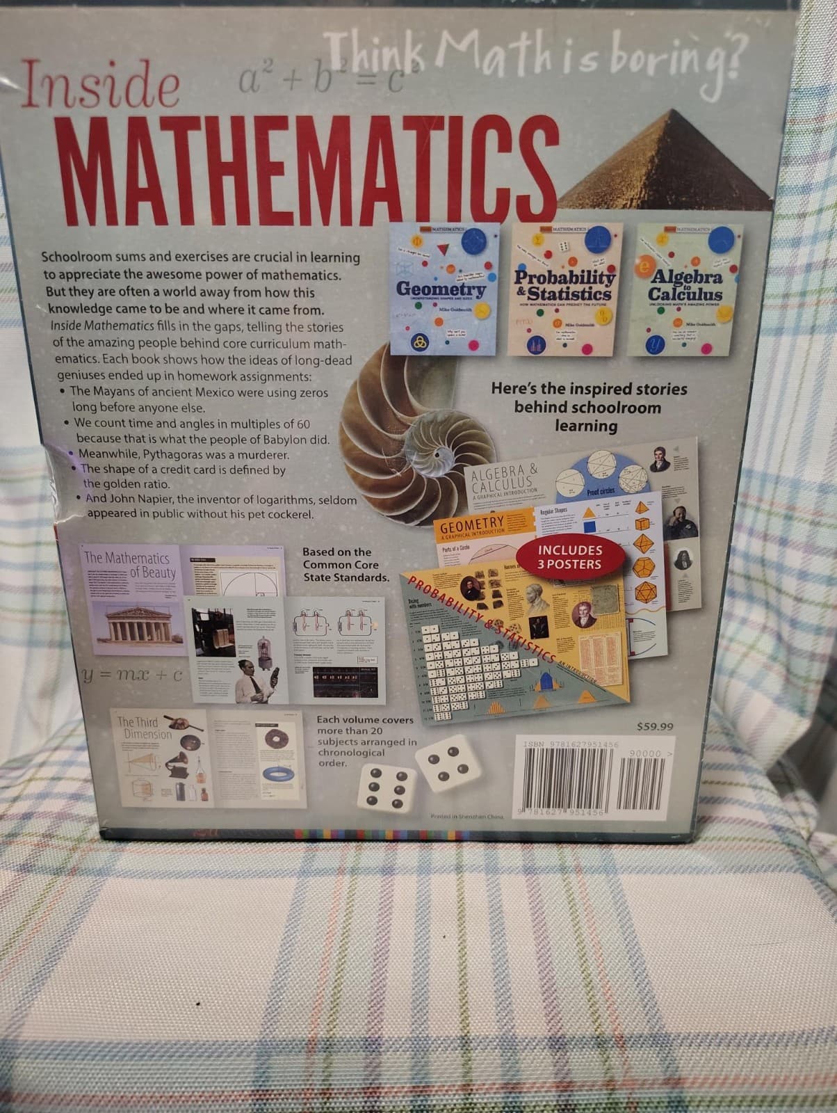 NEW in box; Inside Mathematics - Box Set of 3 Books in box/plastic - Thumbnail 2