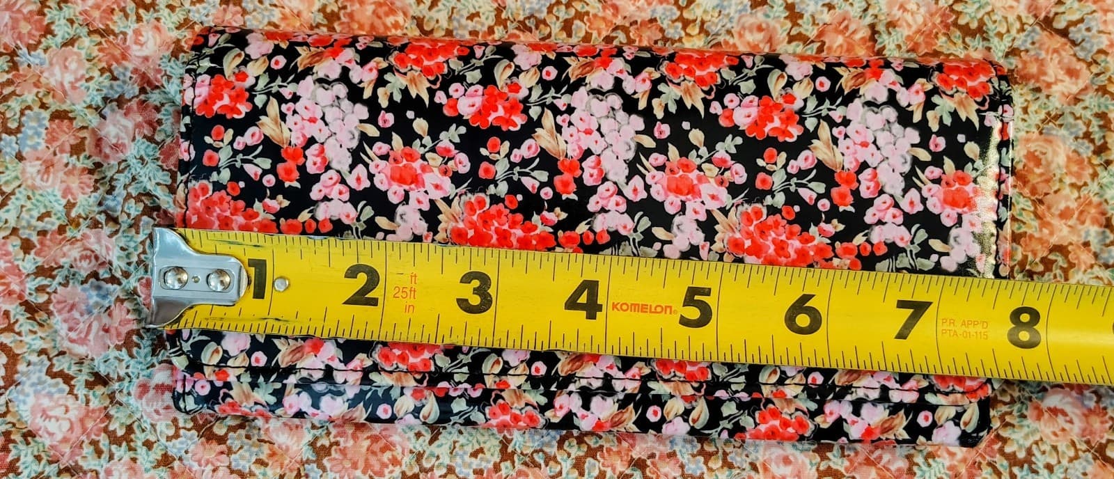NWOT Floral Red Black Organizer Wallet - Thumbnail 10
