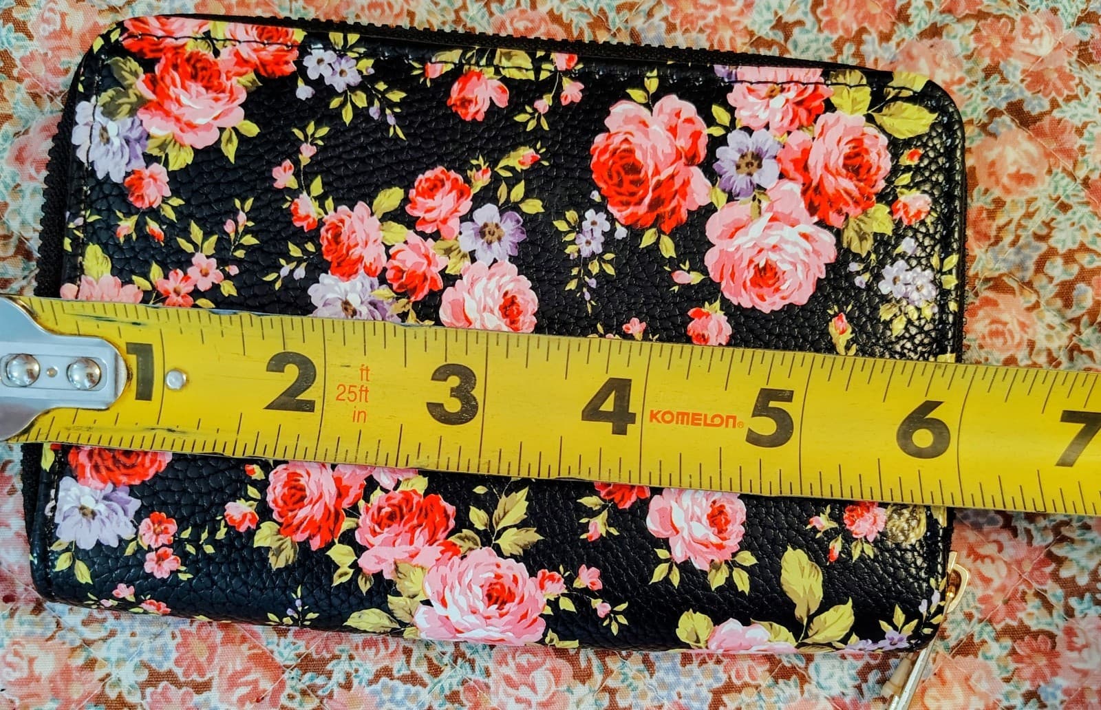 NWOT Bright Floral Zip Around Wallet - Thumbnail 6