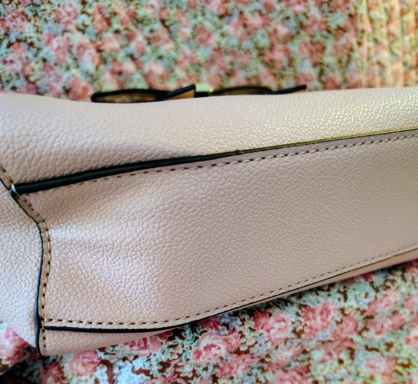 NWOT Nine West Ivory Satchel Top Handle Bag with Bow Accent - Thumbnail 19