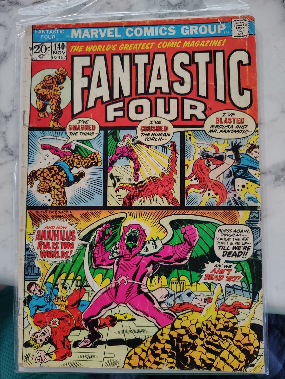 Fantastic Four #140 (Marvel Comics November 1973)