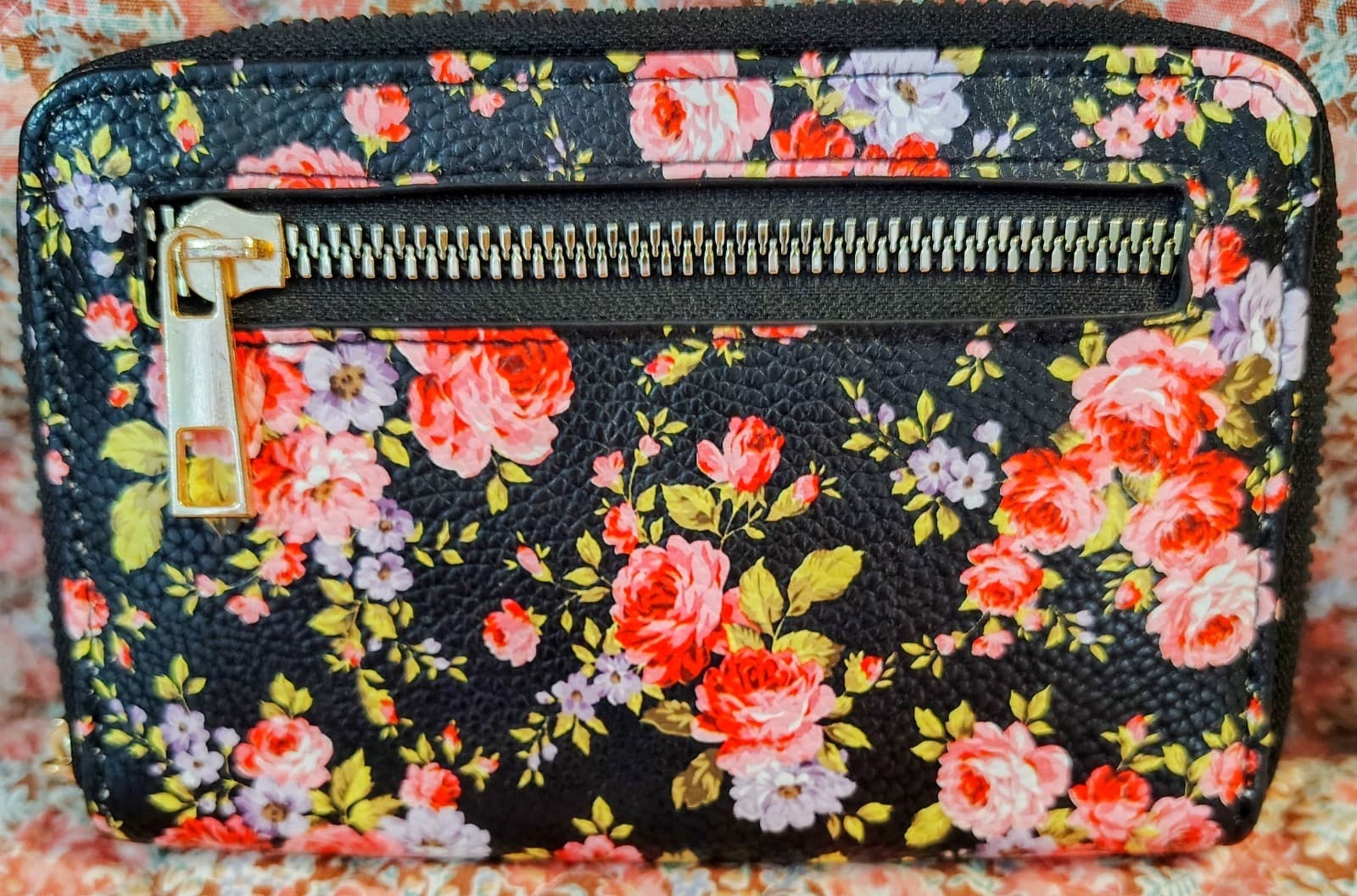 NWOT Bright Floral Zip Around Wallet - Thumbnail 2